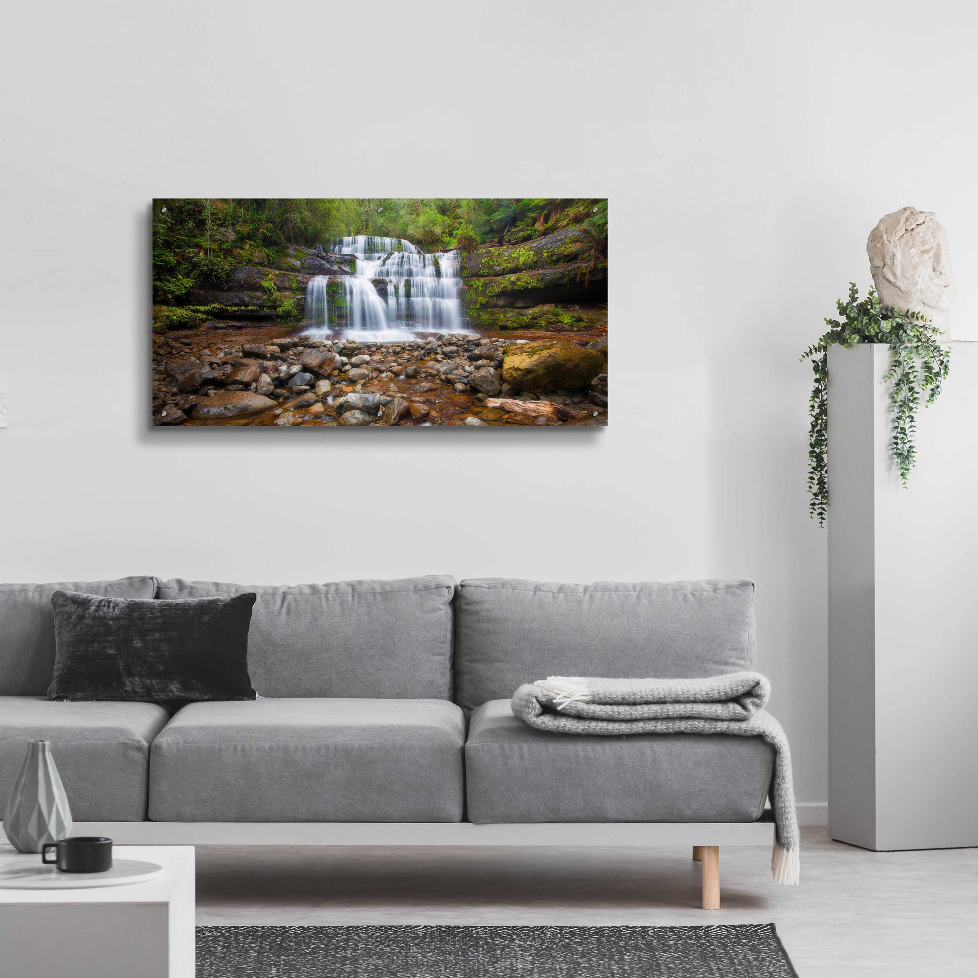 Epic Art 'Liffey Falls' by Everlook Photography, Acrylic Glass Wall Art,48x24