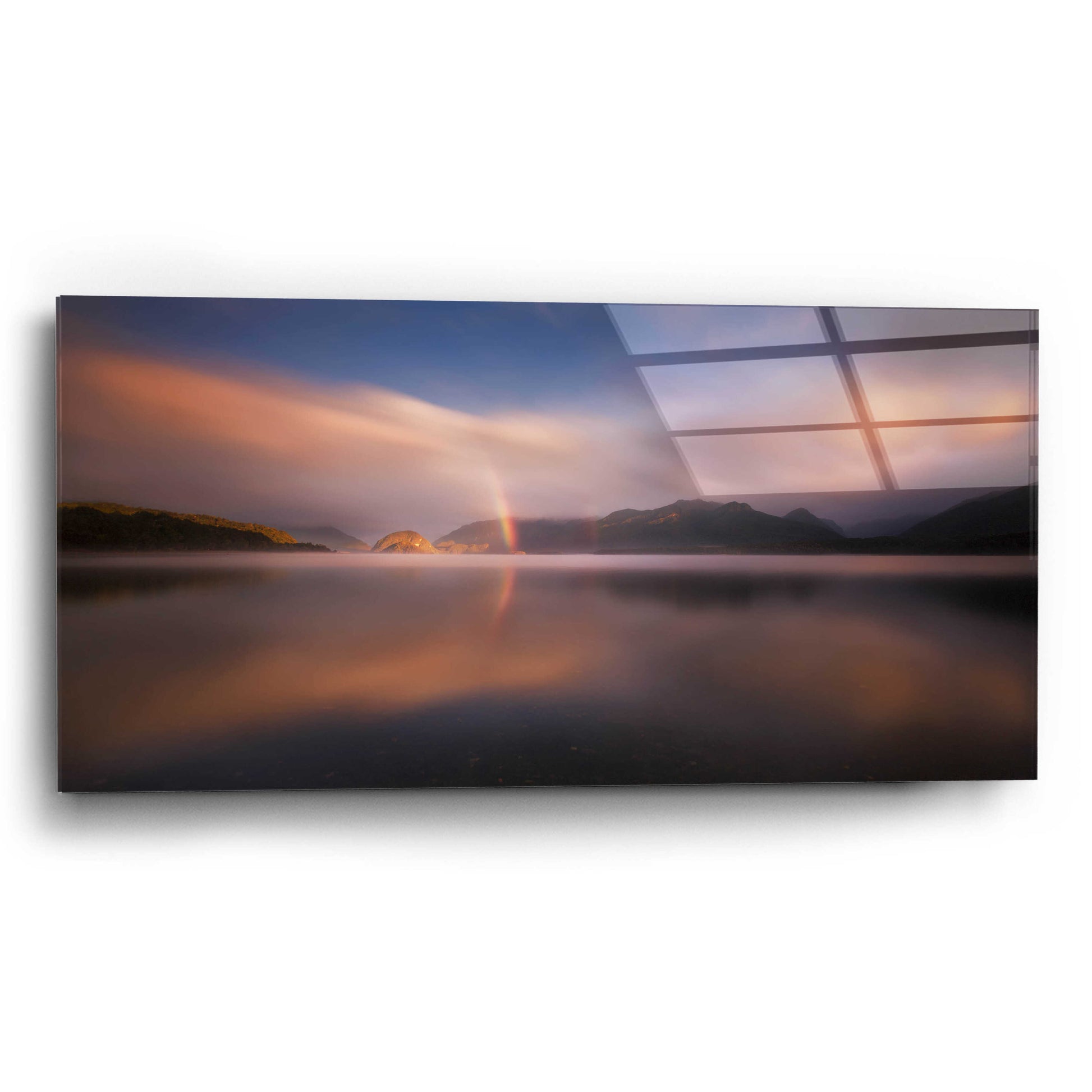 Epic Art 'Manapouri' by Everlook Photography, Acrylic Glass Wall Art,24x12