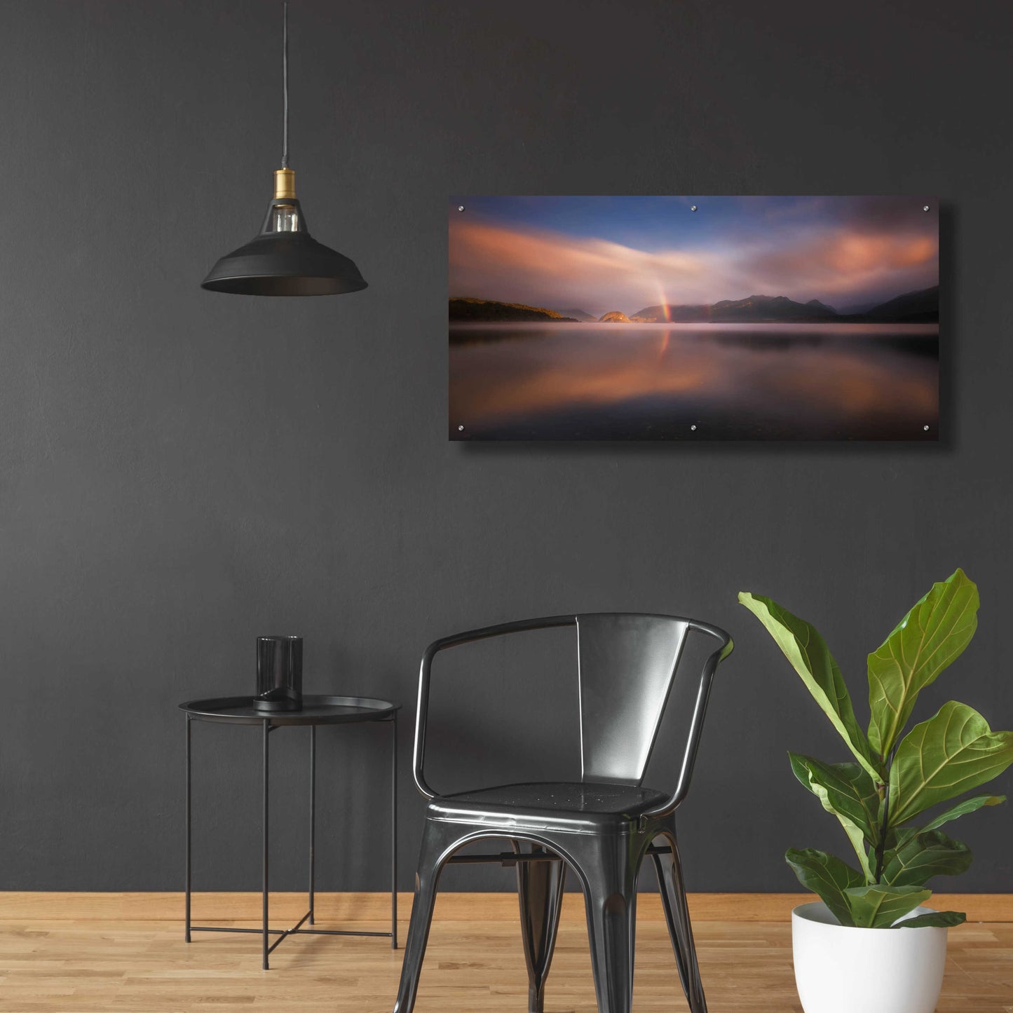 Epic Art 'Manapouri' by Everlook Photography, Acrylic Glass Wall Art,48x24