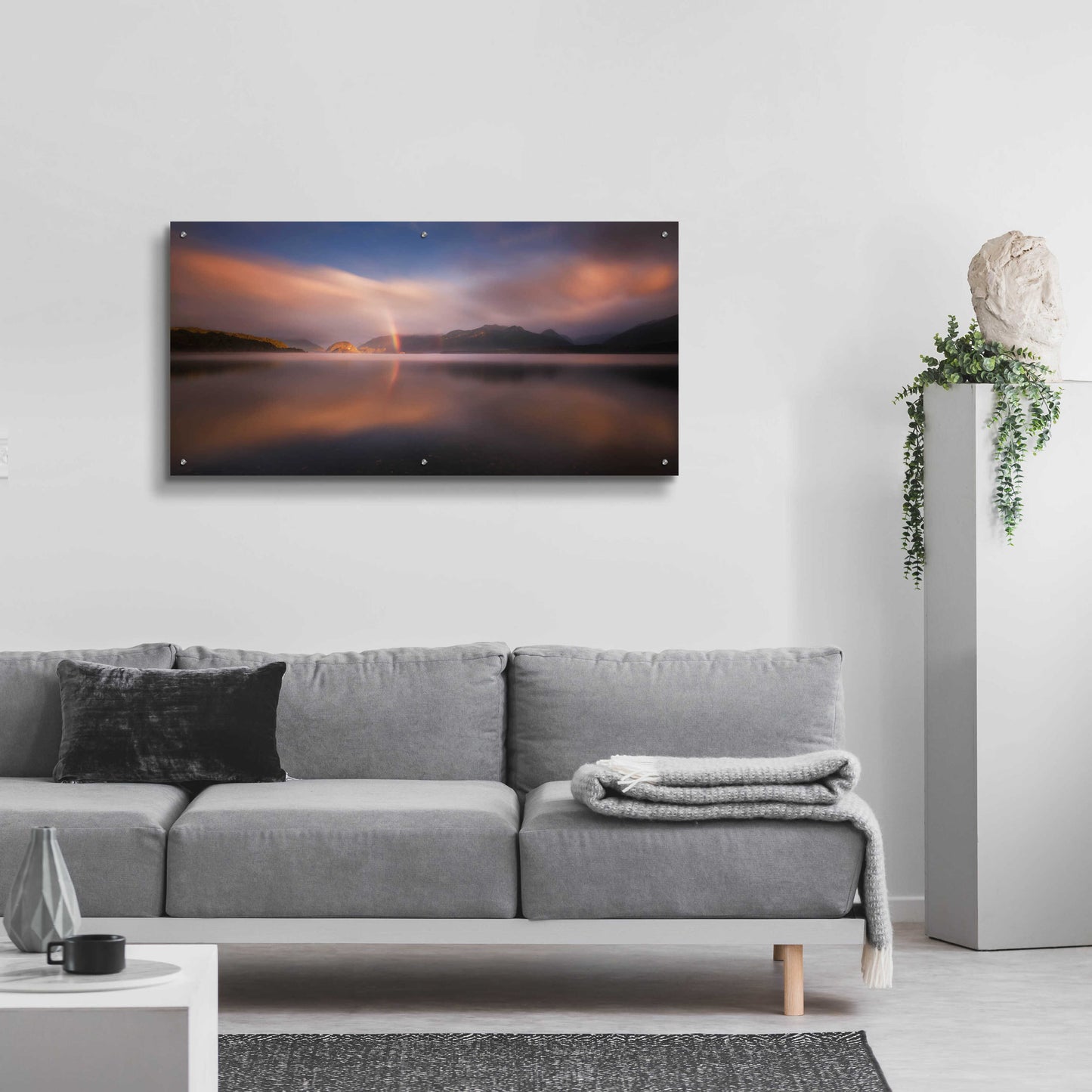 Epic Art 'Manapouri' by Everlook Photography, Acrylic Glass Wall Art,48x24