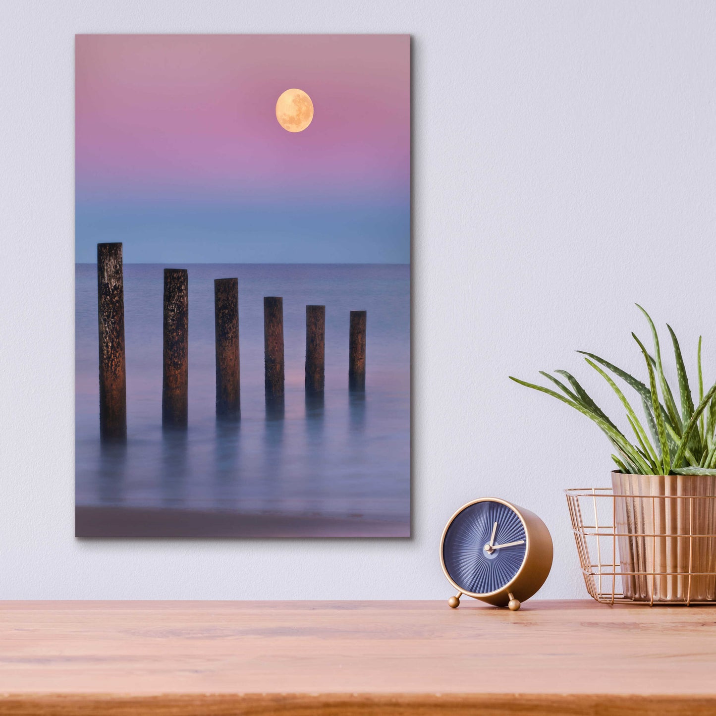 Epic Art 'Moana Moon' by Everlook Photography, Acrylic Glass Wall Art,12x16