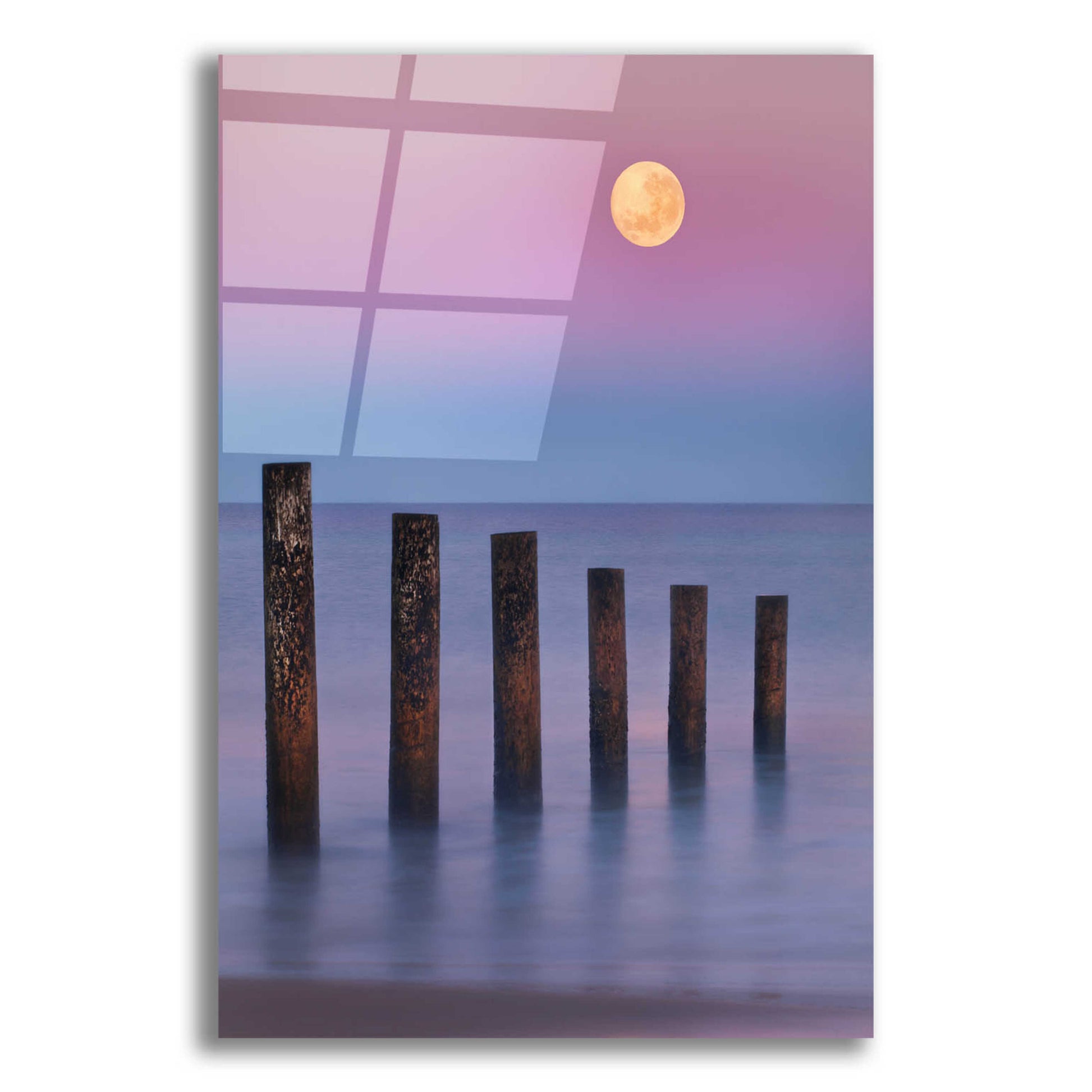 Epic Art 'Moana Moon' by Everlook Photography, Acrylic Glass Wall Art,16x24