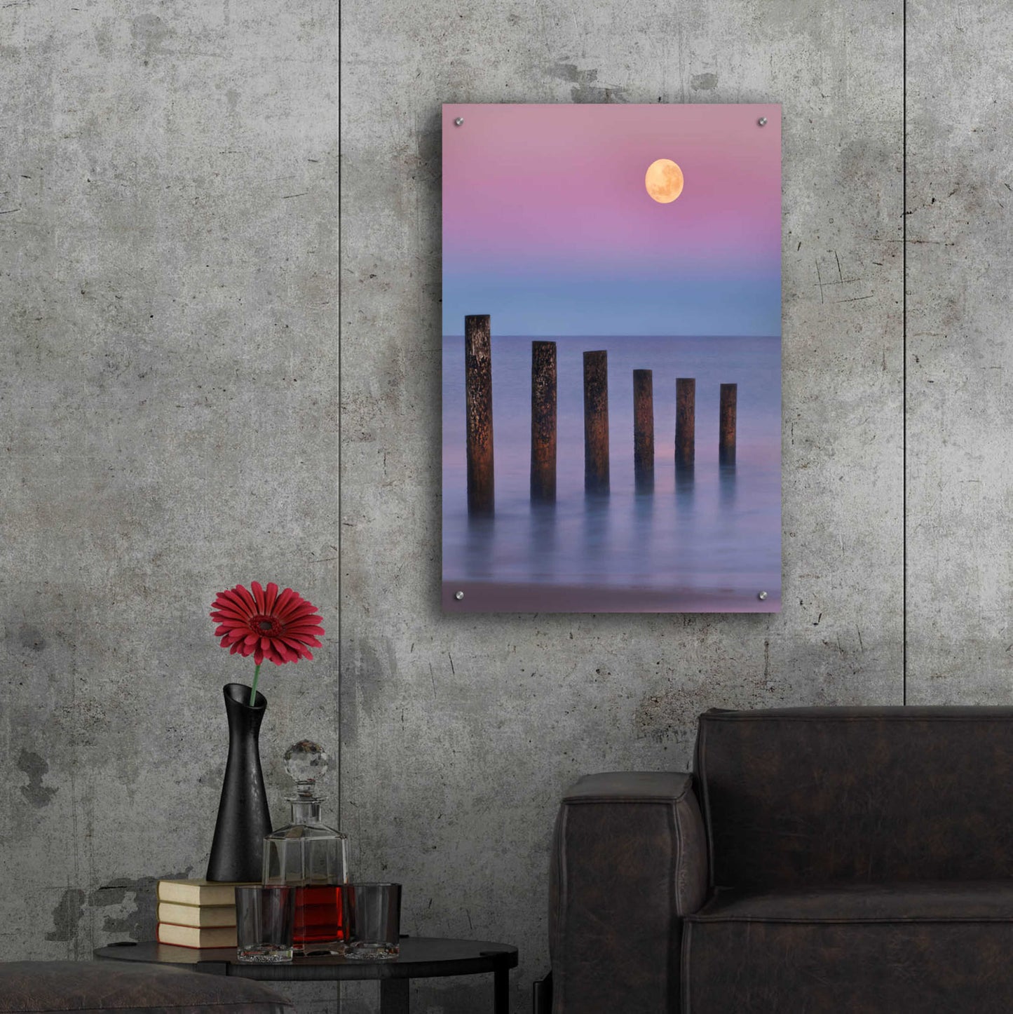 Epic Art 'Moana Moon' by Everlook Photography, Acrylic Glass Wall Art,24x36