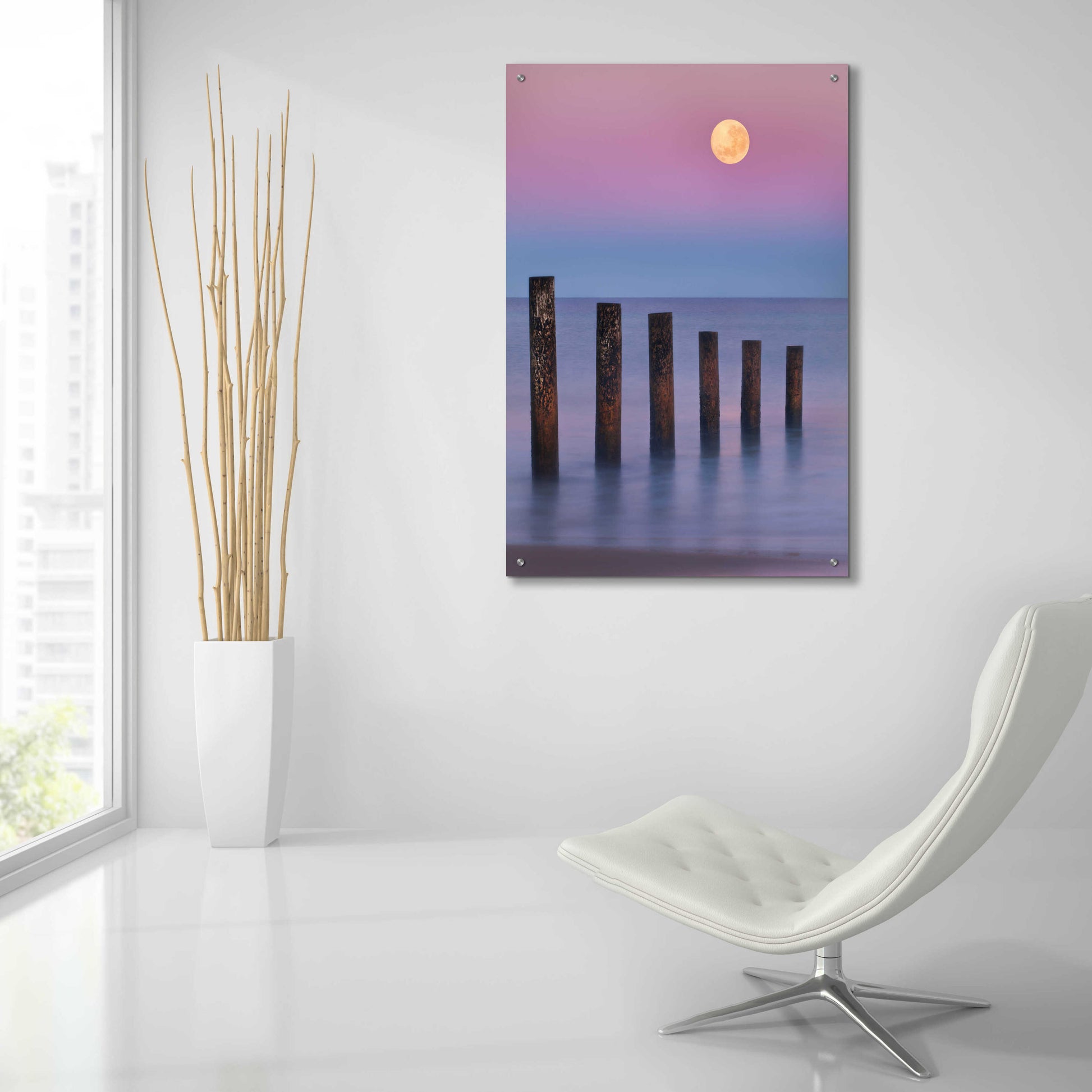 Epic Art 'Moana Moon' by Everlook Photography, Acrylic Glass Wall Art,24x36