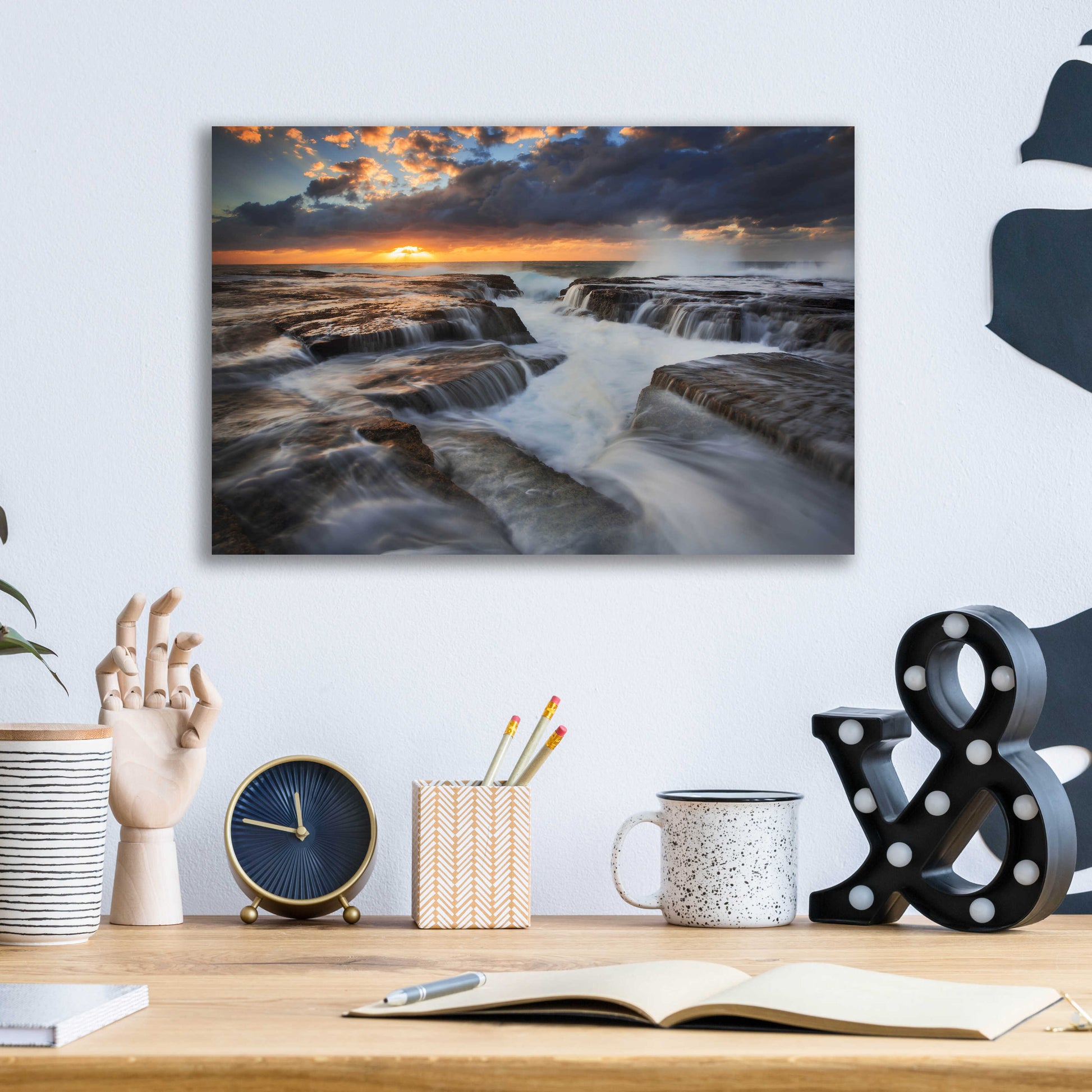 Epic Art 'Narrabeen' by Everlook Photography, Acrylic Glass Wall Art,16x12