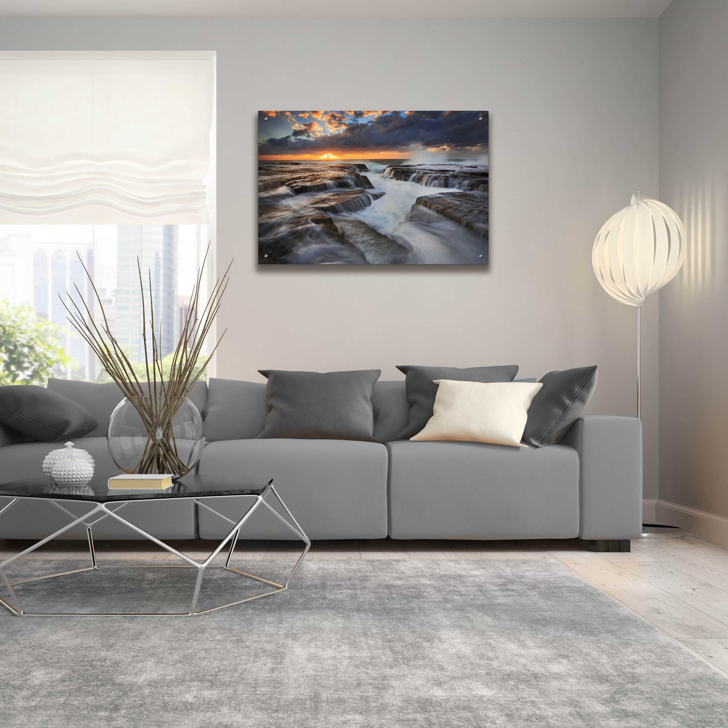 Epic Art 'Narrabeen' by Everlook Photography, Acrylic Glass Wall Art,36x24