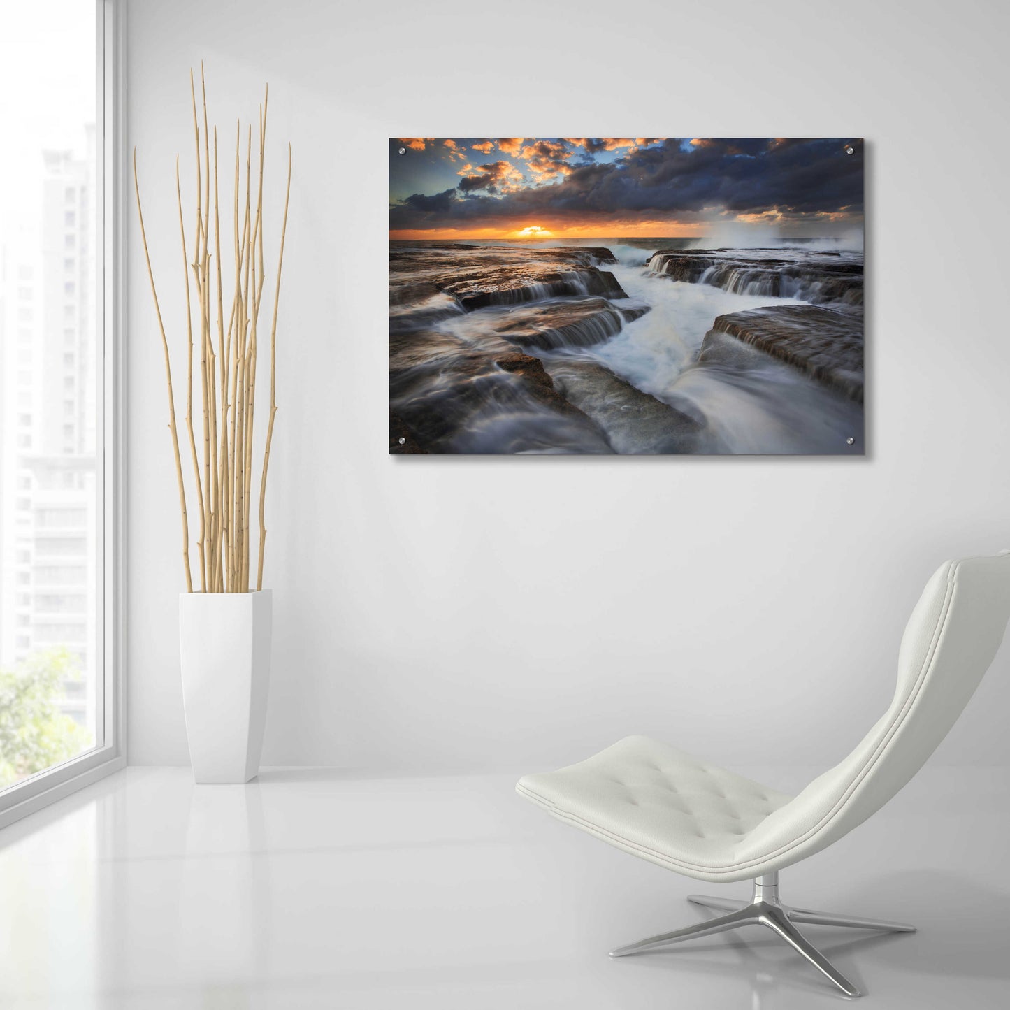 Epic Art 'Narrabeen' by Everlook Photography, Acrylic Glass Wall Art,36x24