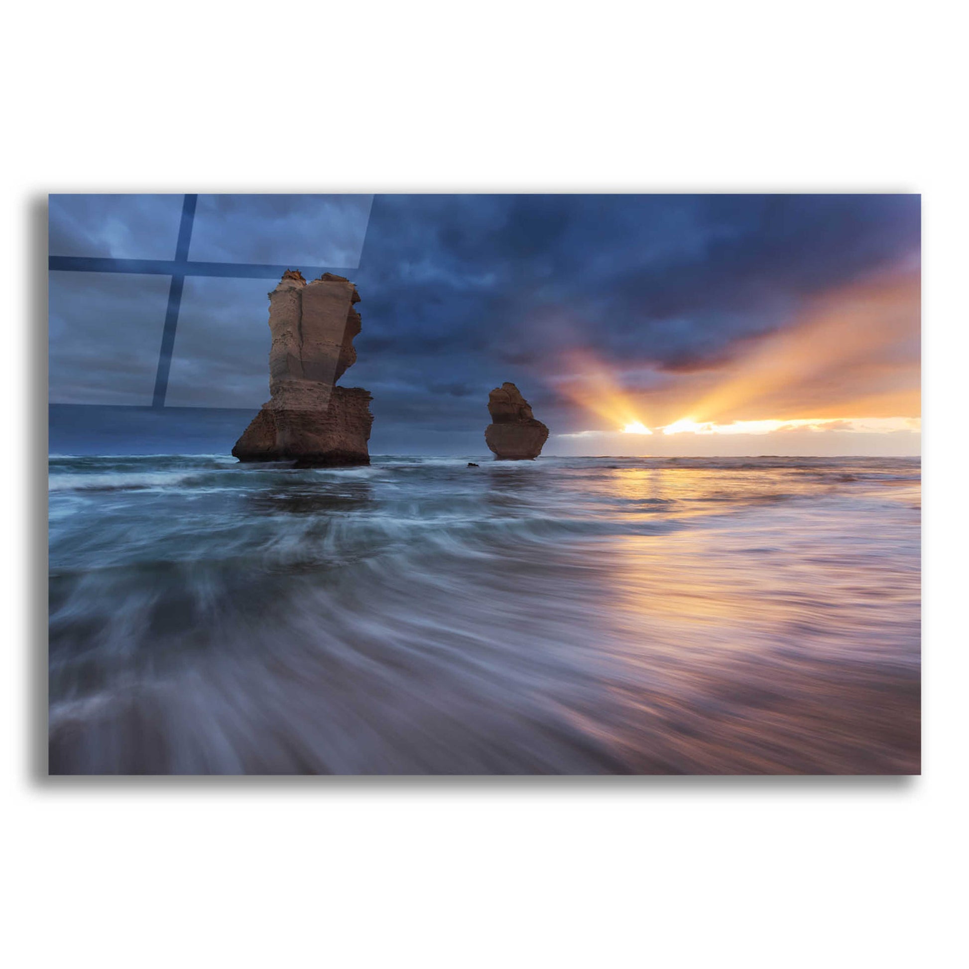 Epic Art 'Gibsons Steps' by Everlook Photography, Acrylic Glass Wall Art,16x12