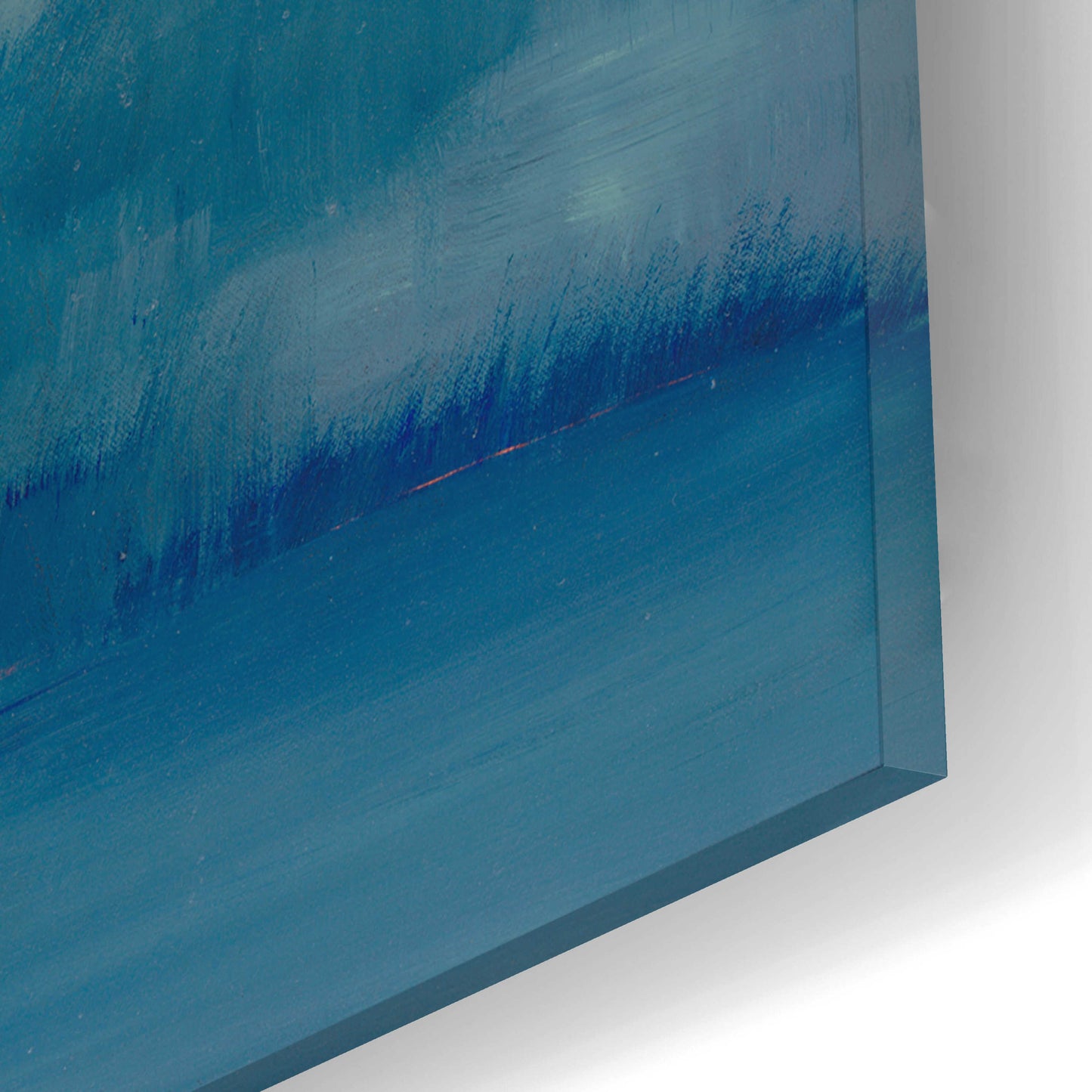 Epic Art 'Blue Ciel' by Victoria Jackson, Acrylic Glass Wall Art,16x12