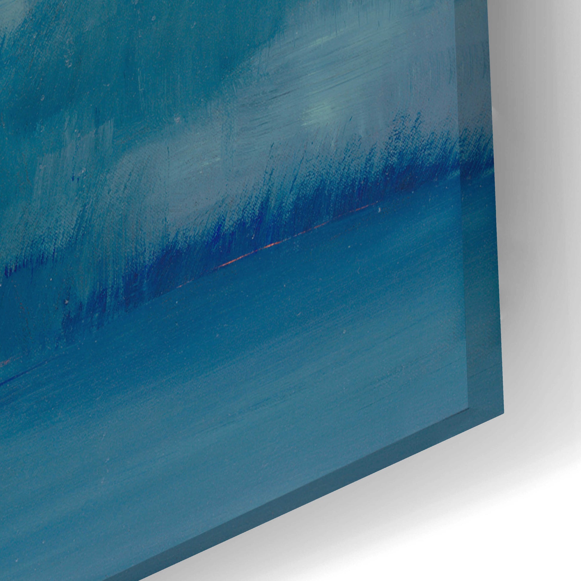 Epic Art 'Blue Ciel' by Victoria Jackson, Acrylic Glass Wall Art,24x16