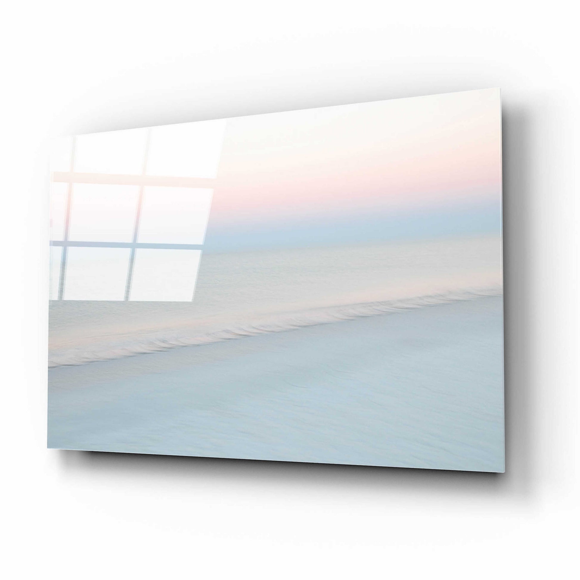 Epic Art 'Crescent Beach #9' by John Juracek, Acrylic Glass Wall Art,16x12