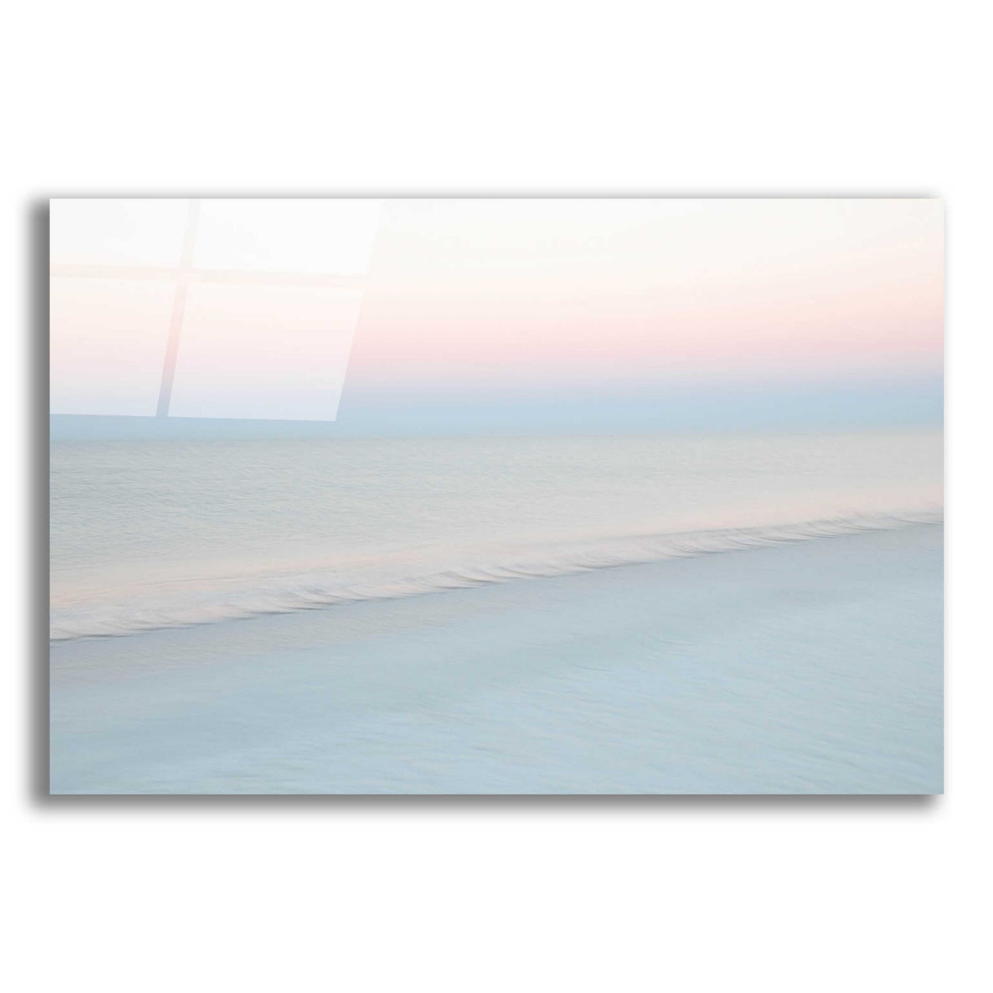 Epic Art 'Crescent Beach #9' by John Juracek, Acrylic Glass Wall Art,16x12