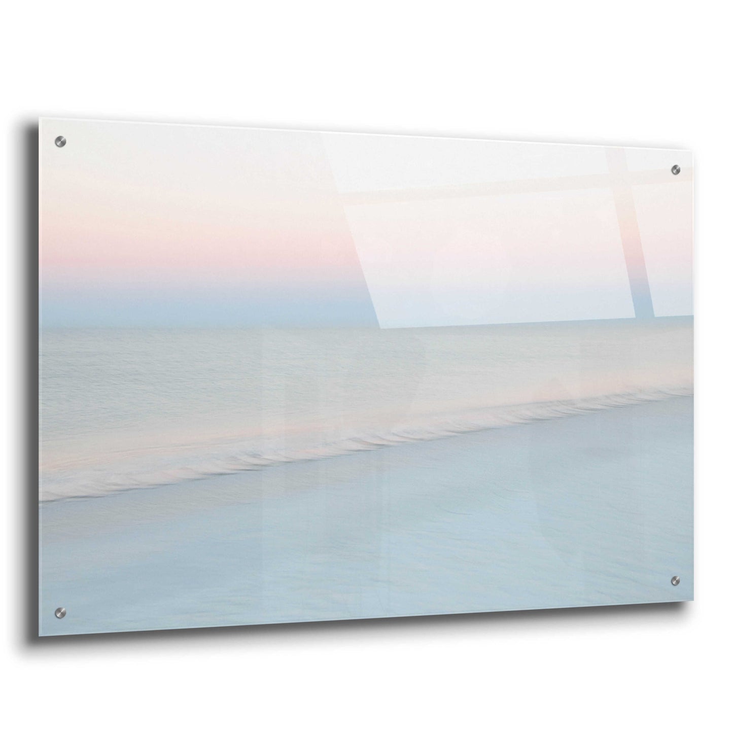 Epic Art 'Crescent Beach #9' by John Juracek, Acrylic Glass Wall Art,36x24