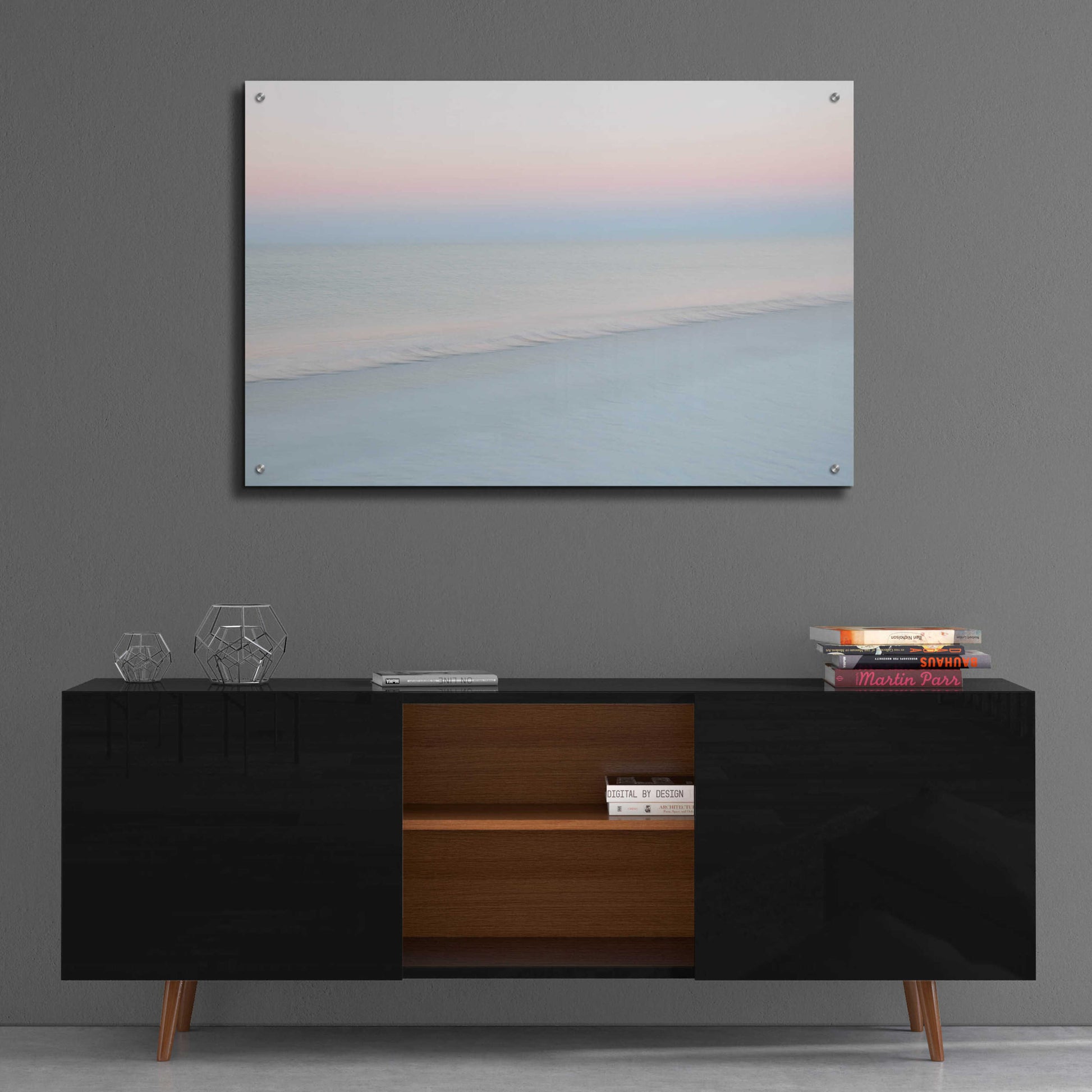 Epic Art 'Crescent Beach #9' by John Juracek, Acrylic Glass Wall Art,36x24