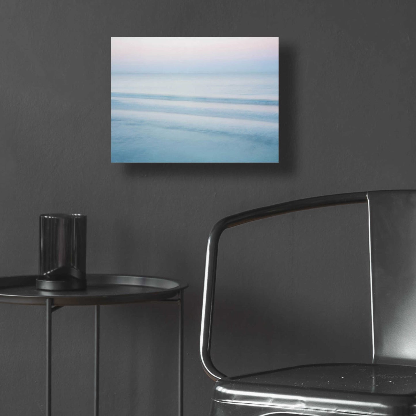 Epic Art 'Three Waves Crescent Beach' by John Juracek, Acrylic Glass Wall Art,16x12