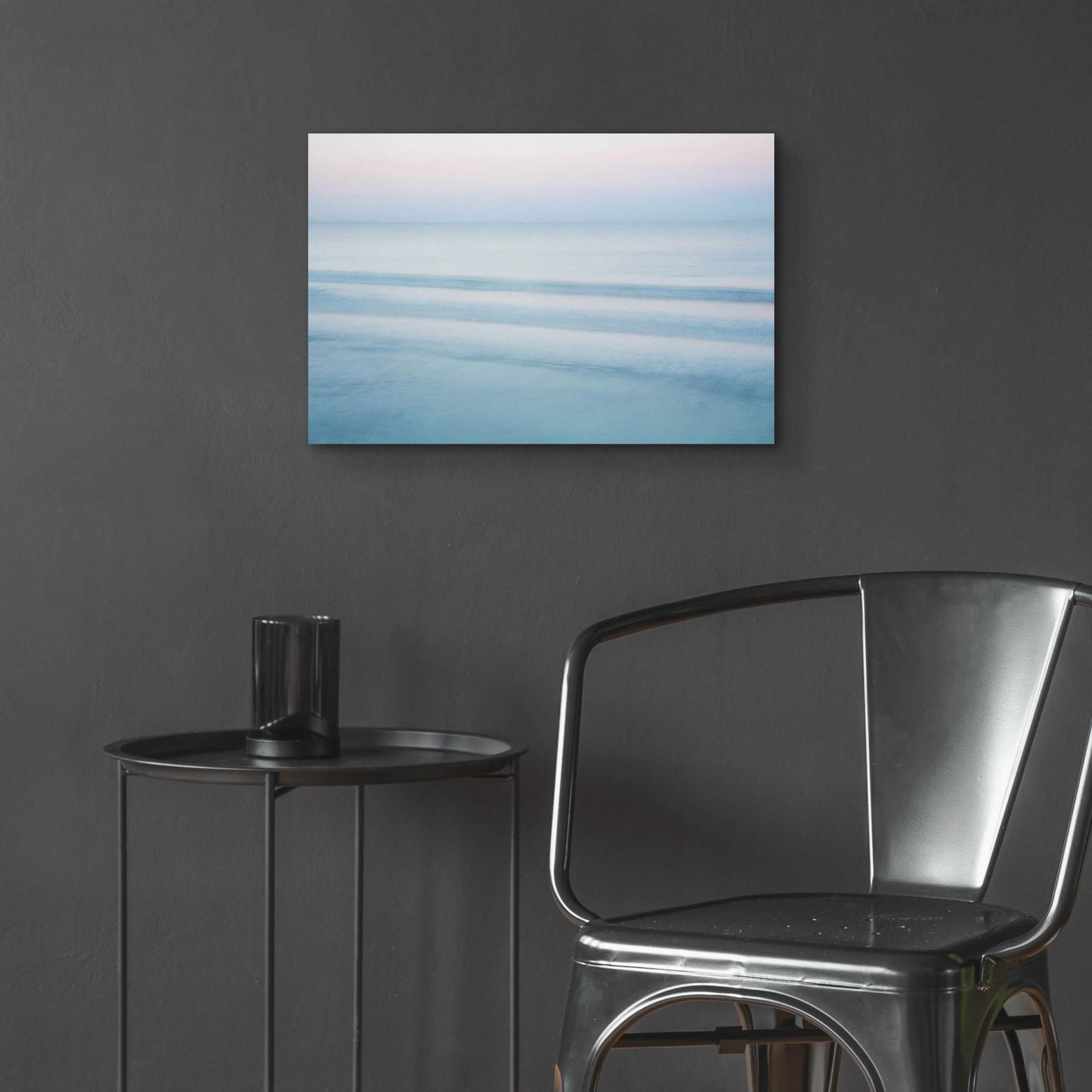 Epic Art 'Three Waves Crescent Beach' by John Juracek, Acrylic Glass Wall Art,24x16