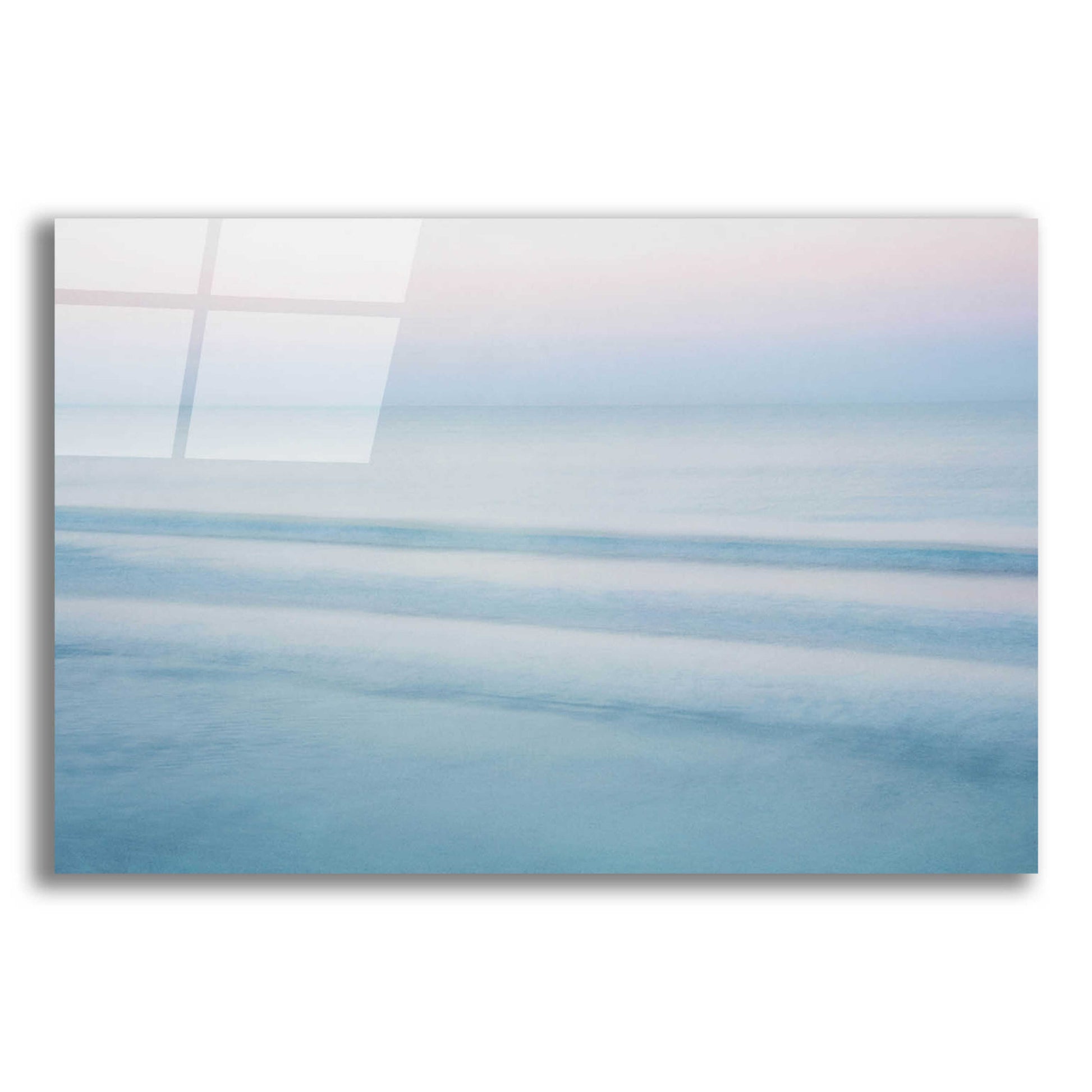 Epic Art 'Three Waves Crescent Beach' by John Juracek, Acrylic Glass Wall Art