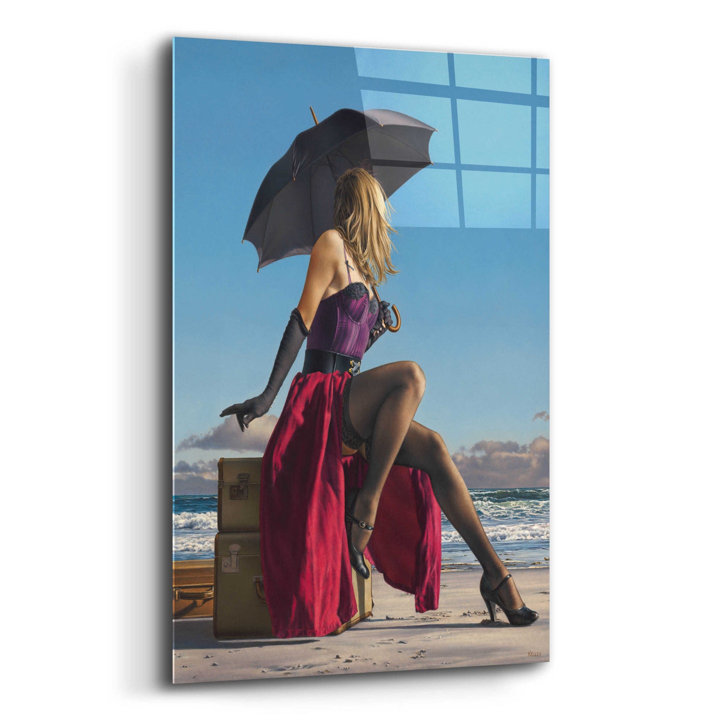 Epic Art 'On Crescent Beach' by Paul Kelley, Acrylic Glass Wall Art,12x16