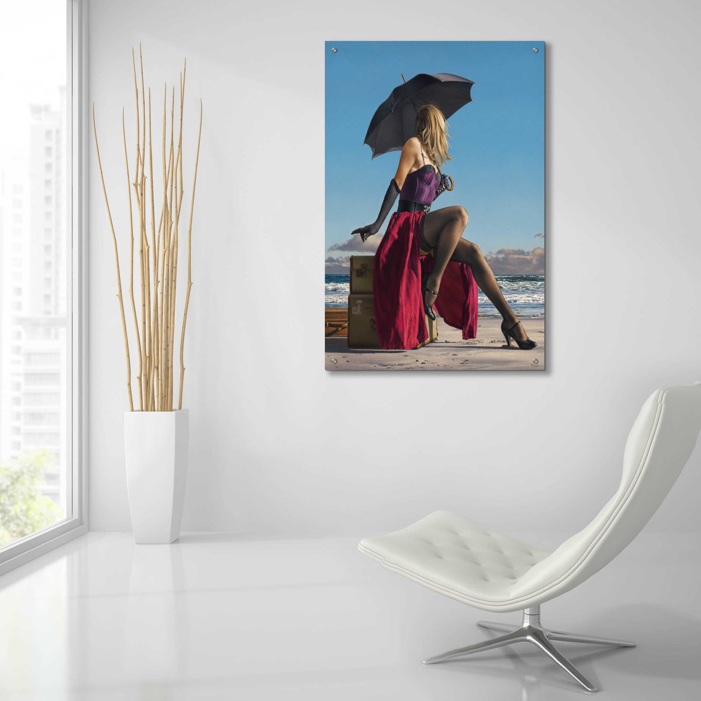 Epic Art 'On Crescent Beach' by Paul Kelley, Acrylic Glass Wall Art,24x36