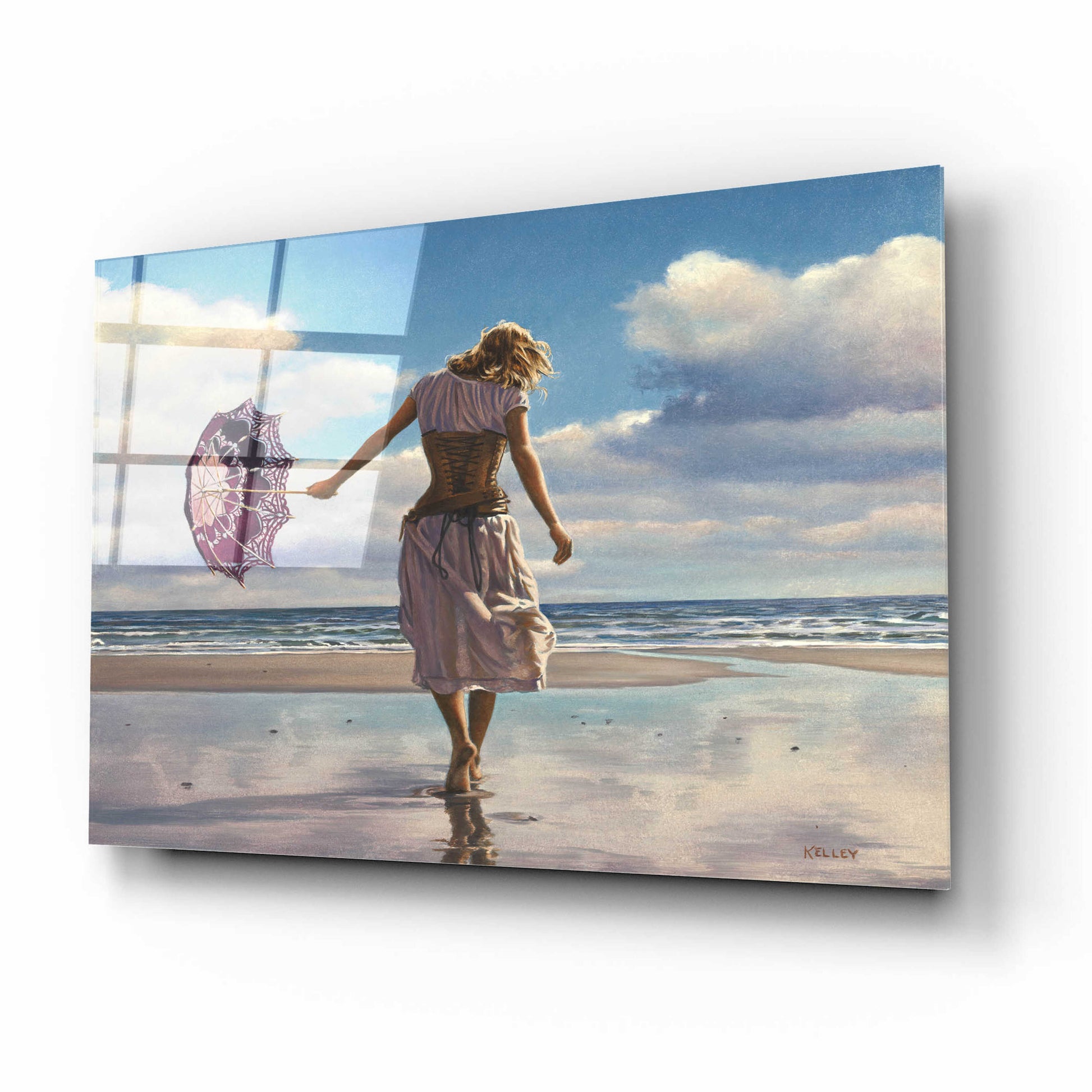 Epic Art 'Walking on Broken Clouds' by Paul Kelley, Acrylic Glass Wall Art,16x12