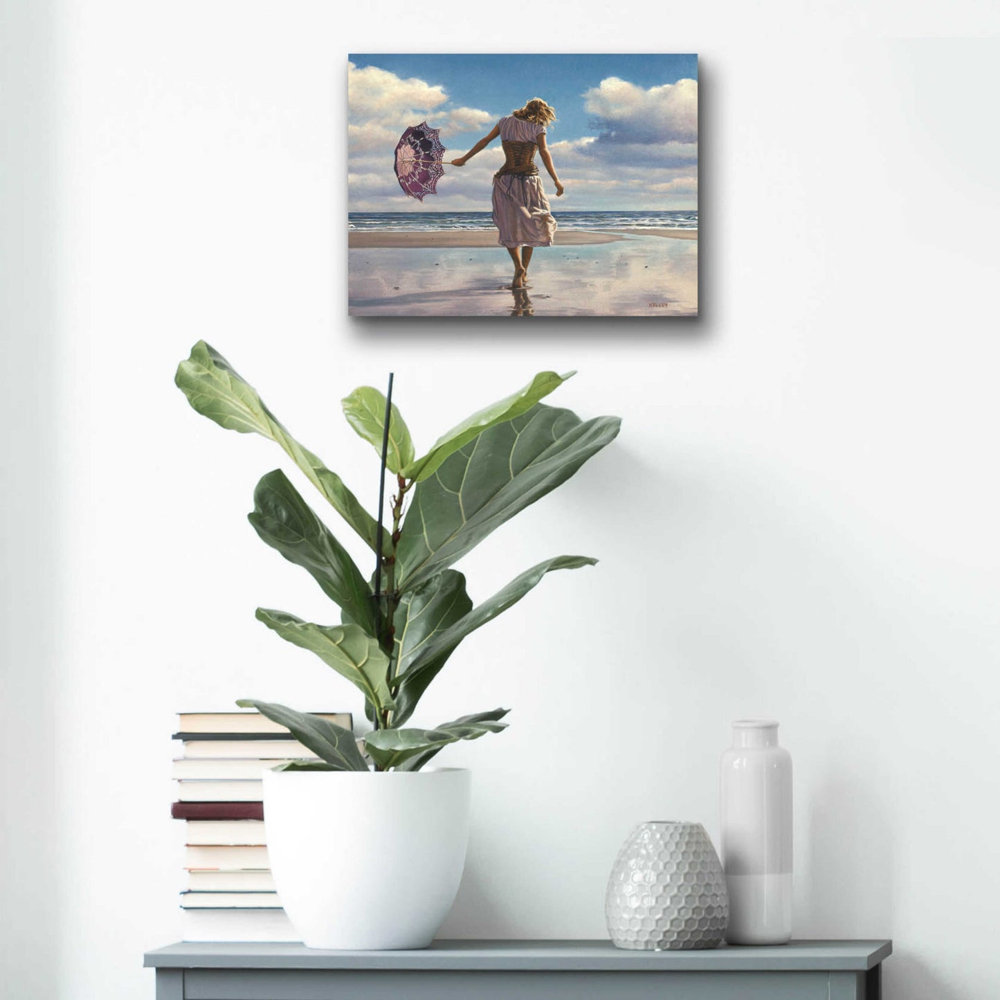 Epic Art 'Walking on Broken Clouds' by Paul Kelley, Acrylic Glass Wall Art,16x12