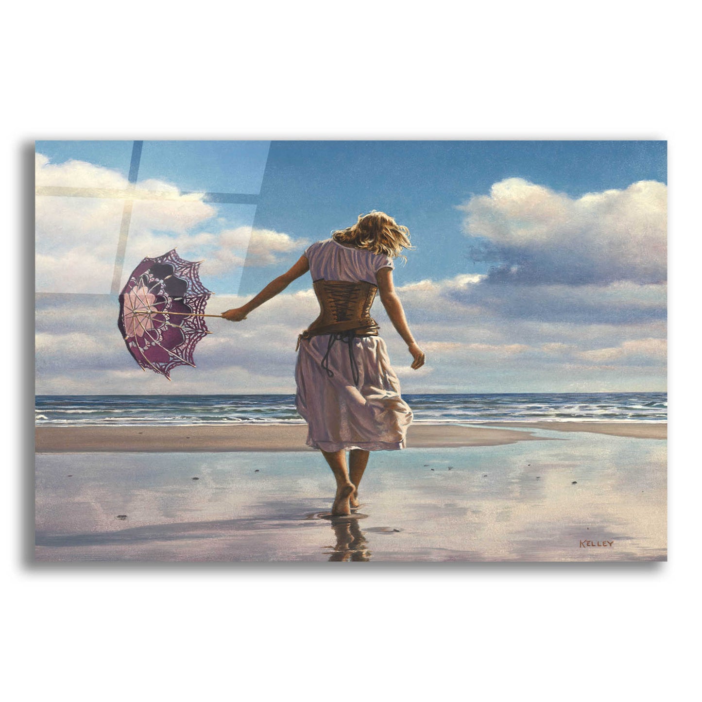 Epic Art 'Walking on Broken Clouds' by Paul Kelley, Acrylic Glass Wall Art,16x12