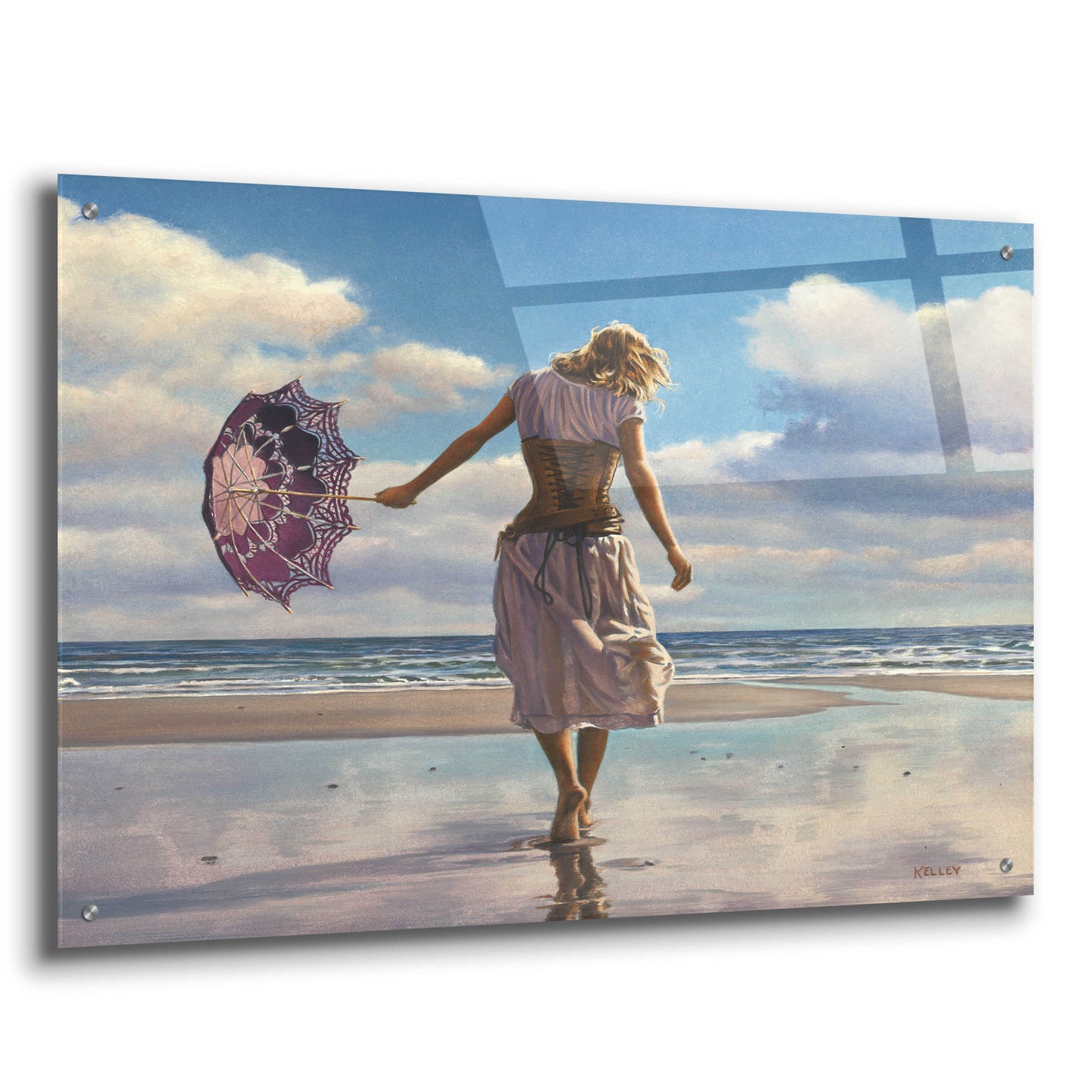 Epic Art 'Walking on Broken Clouds' by Paul Kelley, Acrylic Glass Wall Art,36x24