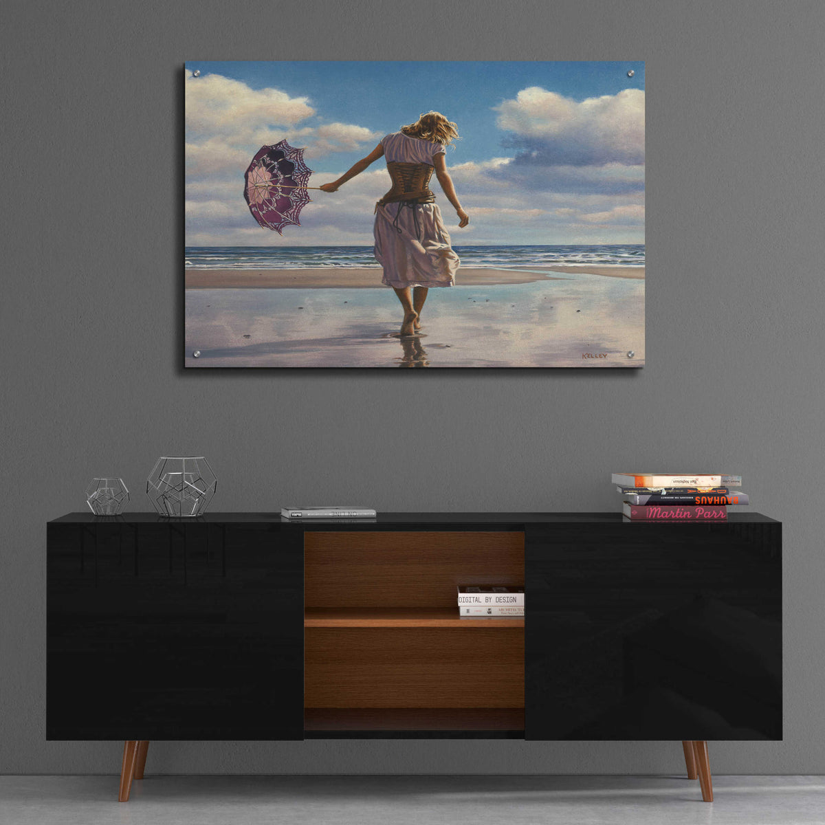 Epic Art 'Walking on Broken Clouds' by Paul Kelley, Acrylic Glass Wall Art,36x24