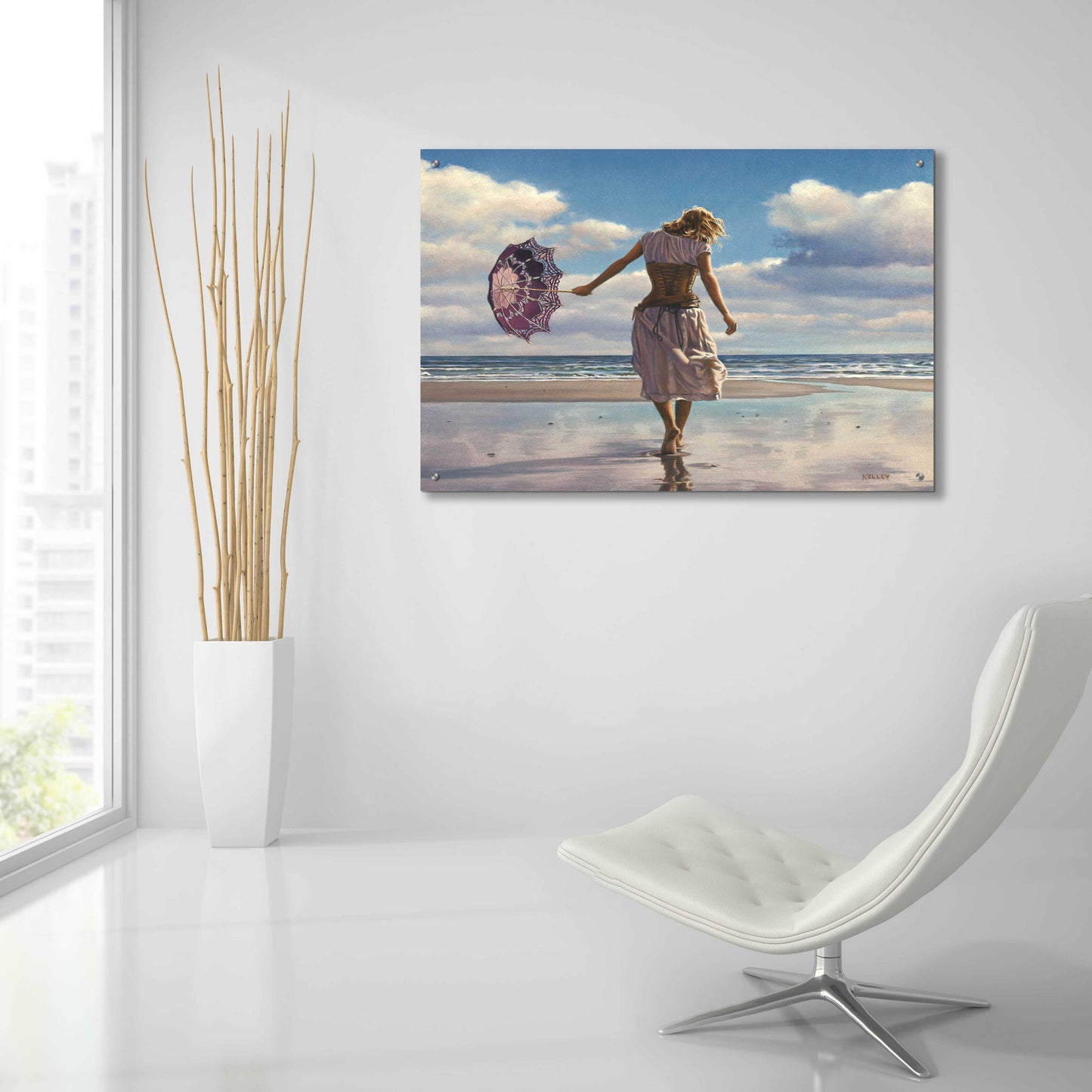 Epic Art 'Walking on Broken Clouds' by Paul Kelley, Acrylic Glass Wall Art,36x24