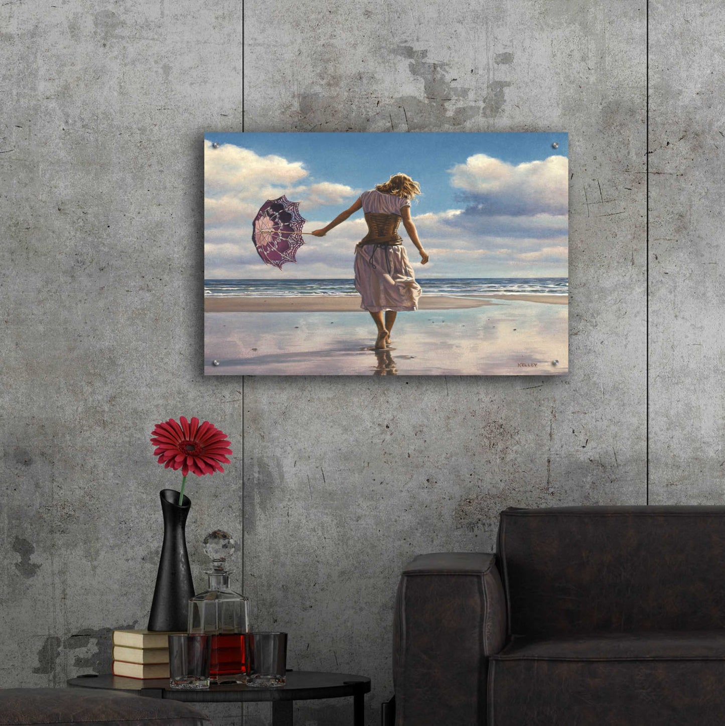 Epic Art 'Walking on Broken Clouds' by Paul Kelley, Acrylic Glass Wall Art,36x24