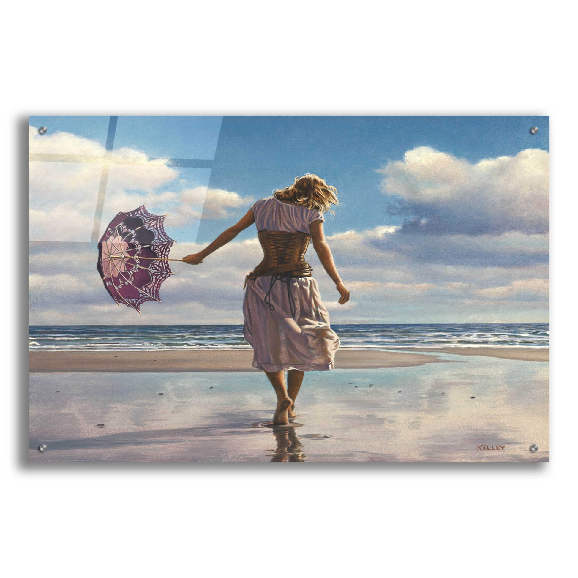 Epic Art 'Walking on Broken Clouds' by Paul Kelley, Acrylic Glass Wall Art,36x24