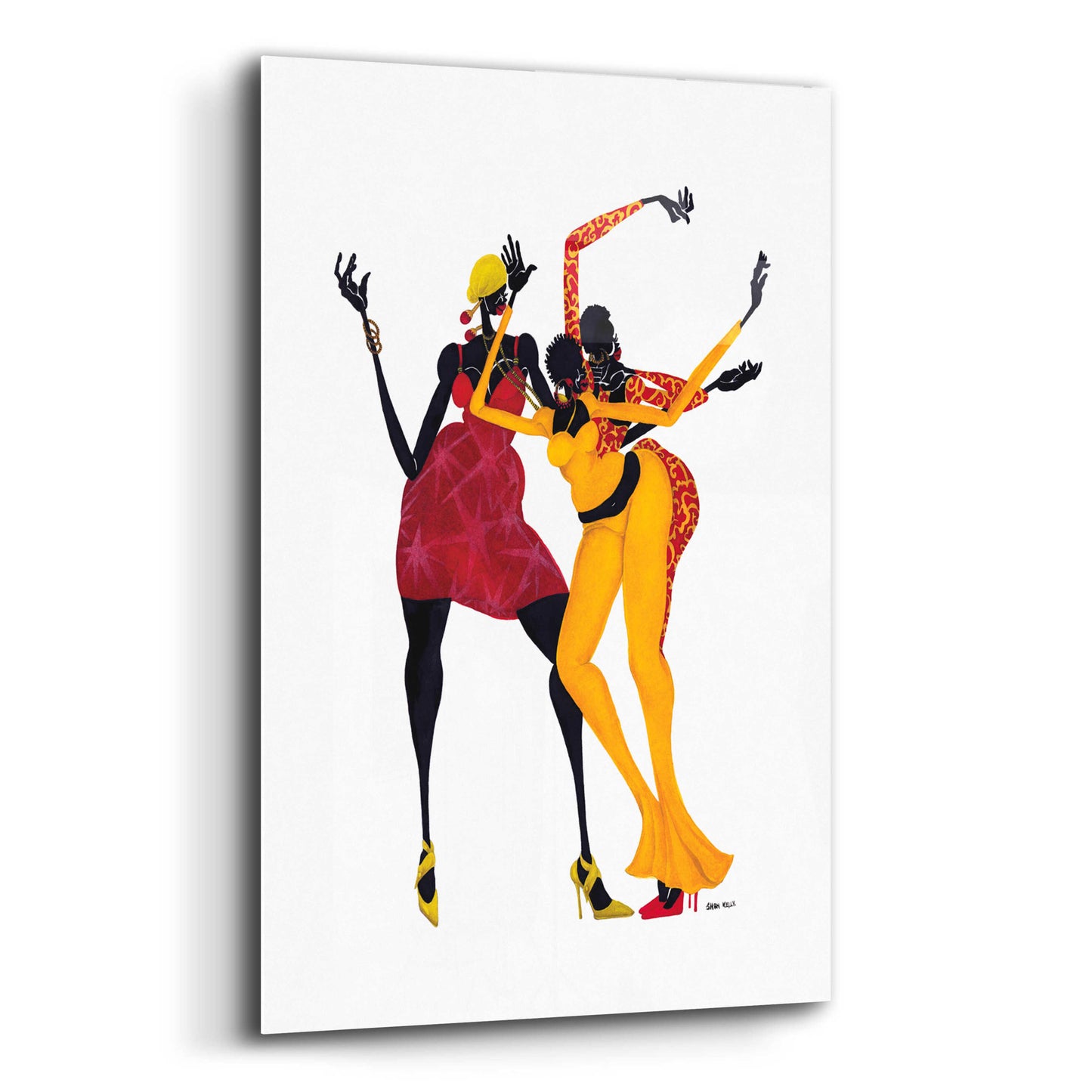 Epic Art 'Mamas Love Mambo' by Shan Kelly, Acrylic Glass Wall Art,12x16