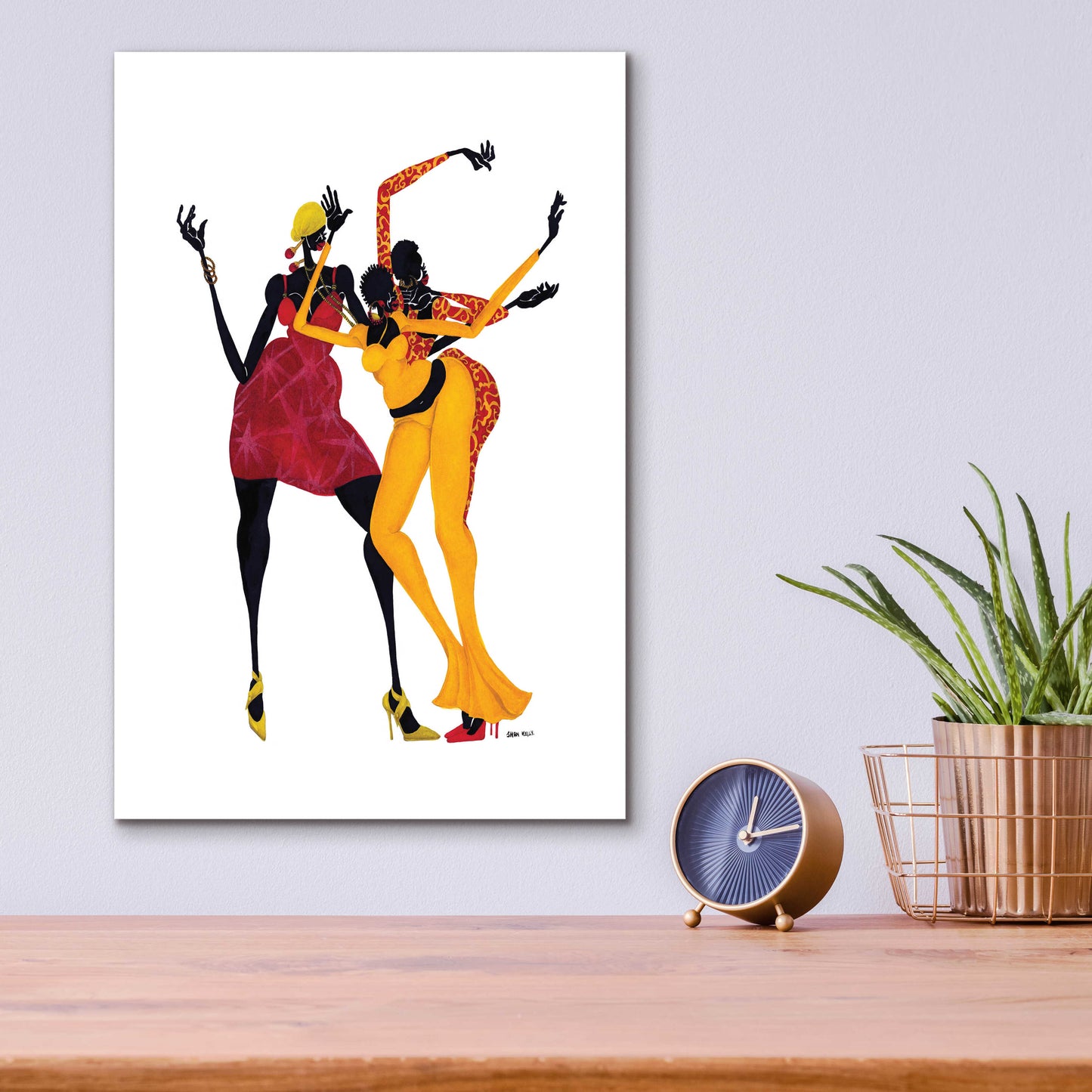 Epic Art 'Mamas Love Mambo' by Shan Kelly, Acrylic Glass Wall Art,12x16