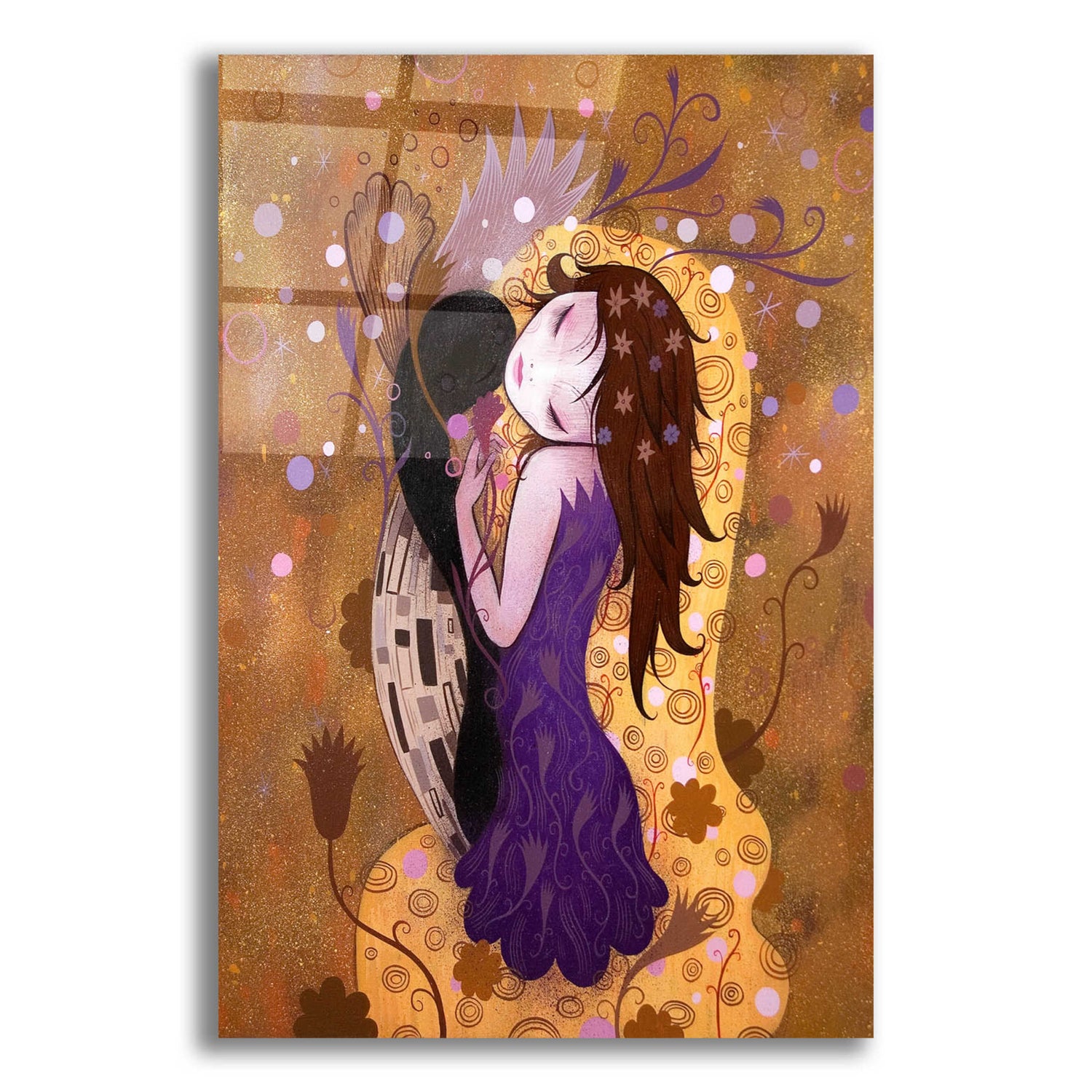 Epic Art 'After the Kiss' by Jeremiah Ketner, Acrylic Glass Wall Art