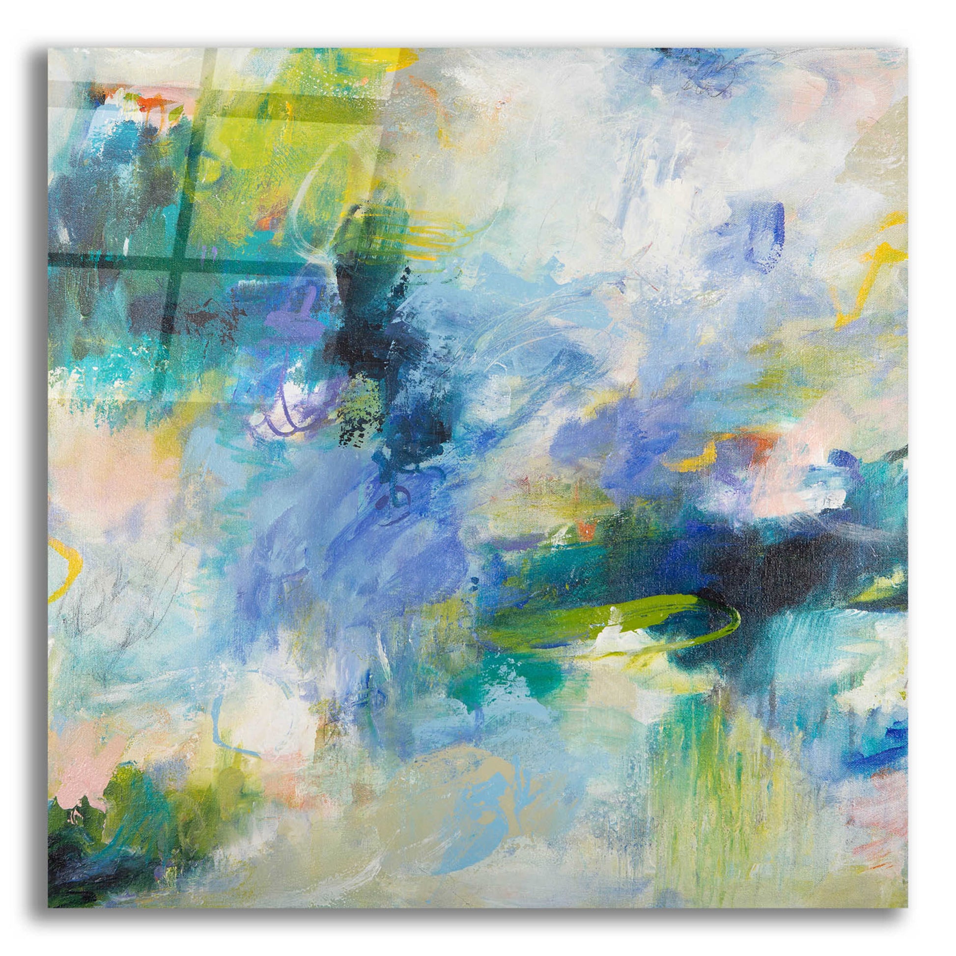 Epic Art 'Endless Summer Series No. 2' by Hilma Kowlman, Acrylic Glass Wall Art,12x12