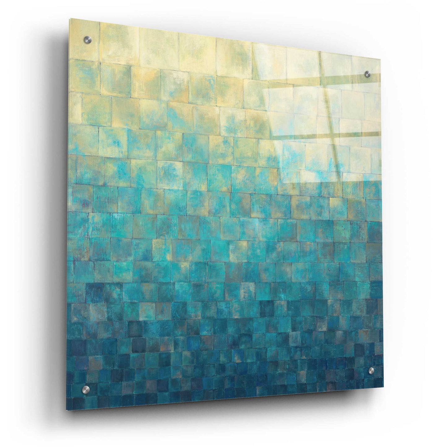 Epic Art 'Cascade' by Janelle Kroner, Acrylic Glass Wall Art,24x24