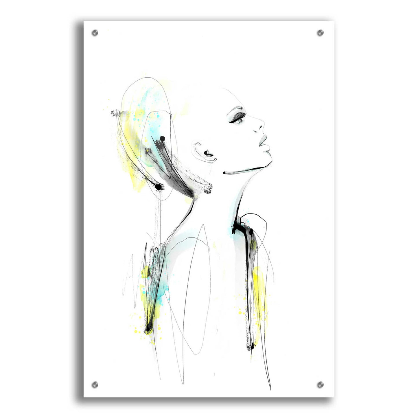 Epic Art 'Lovisa' by Lotta Larsdotter, Acrylic Glass Wall Art,24x36