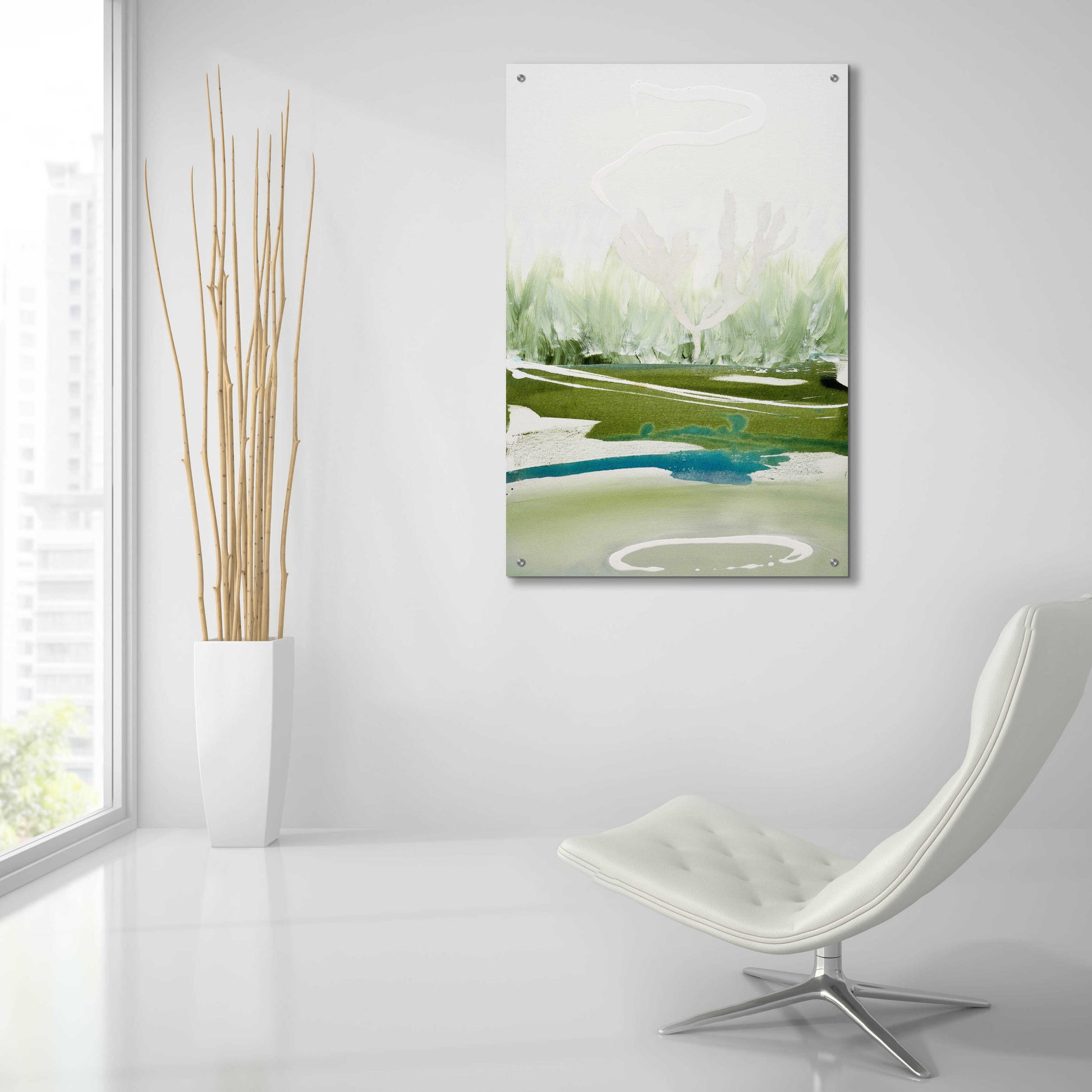 Epic Art 'Limpid' by Tara Leaver, Acrylic Glass Wall Art,24x36