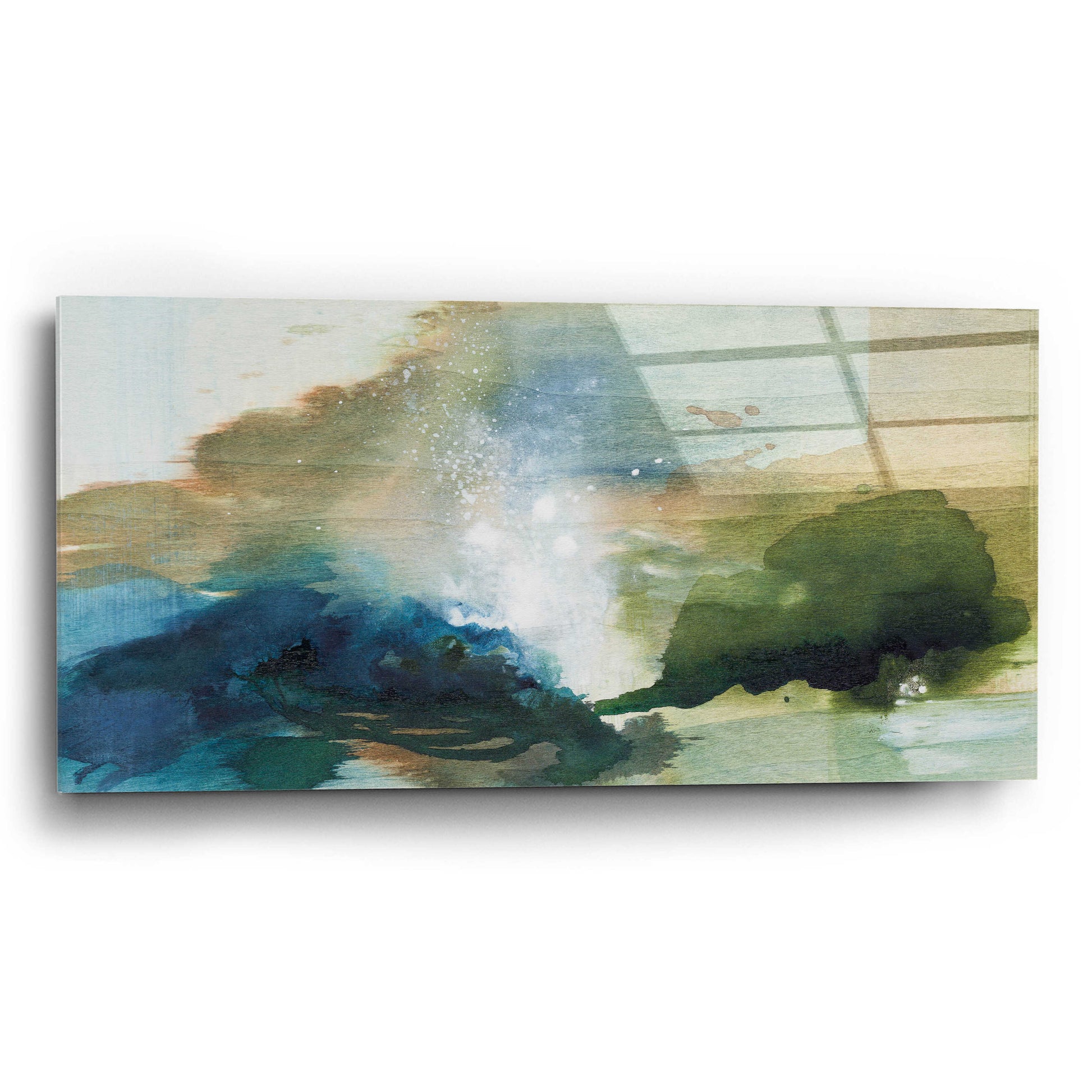 Epic Art 'Mermaid Pool' by Tara Leaver, Acrylic Glass Wall Art,24x12