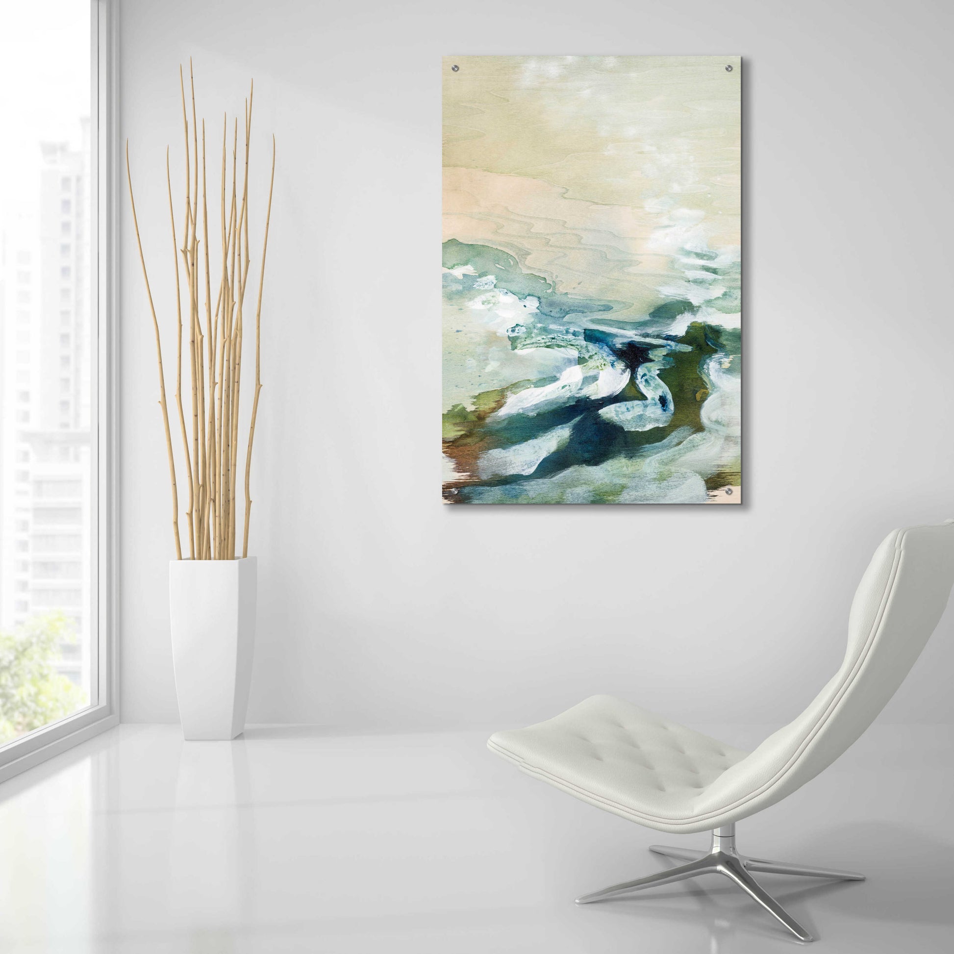 Epic Art 'The Sound The Sea Makes' by Tara Leaver, Acrylic Glass Wall Art,24x36