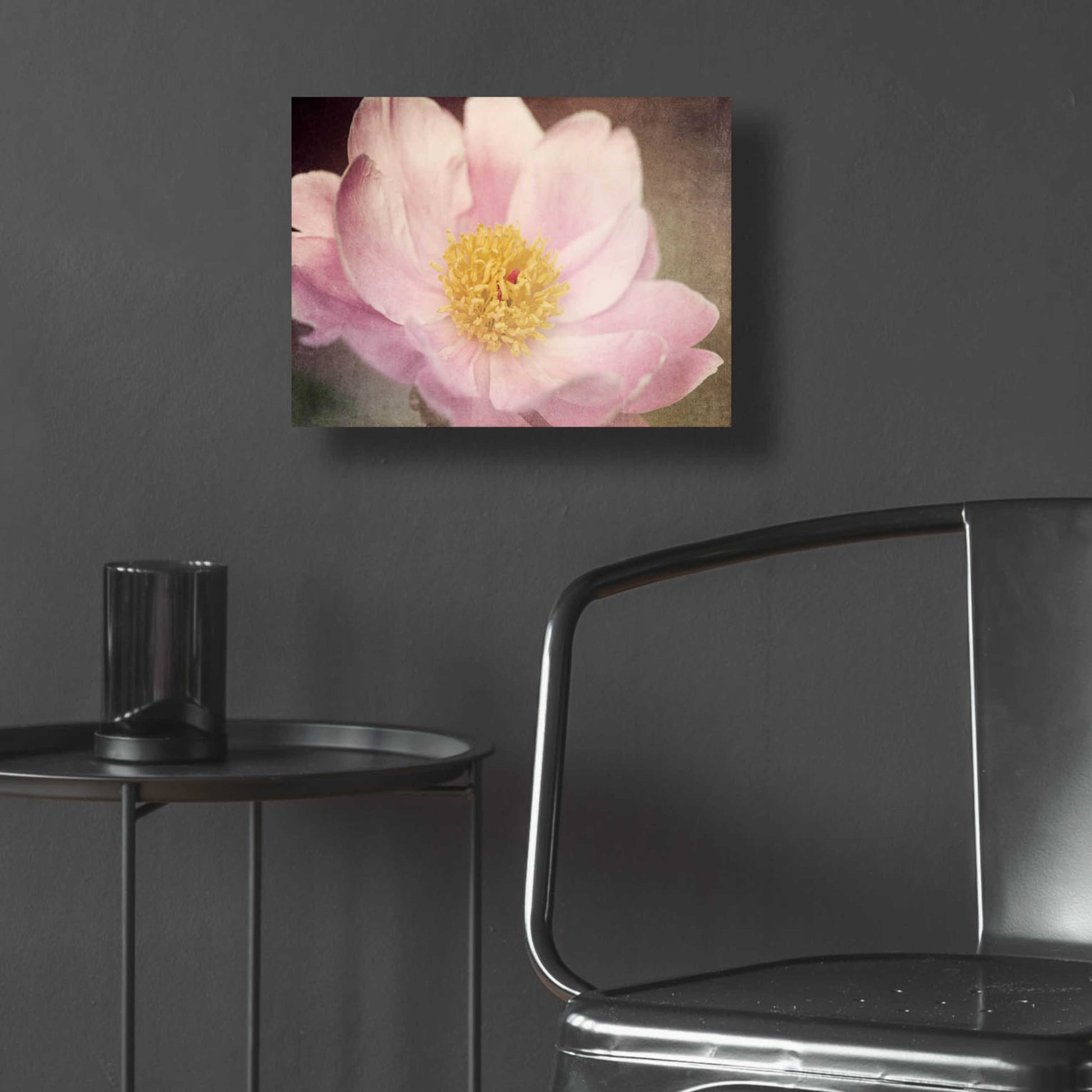 Epic Art 'Peony in the Park' by Dawn LeBlanc, Acrylic Glass Wall Art,16x12