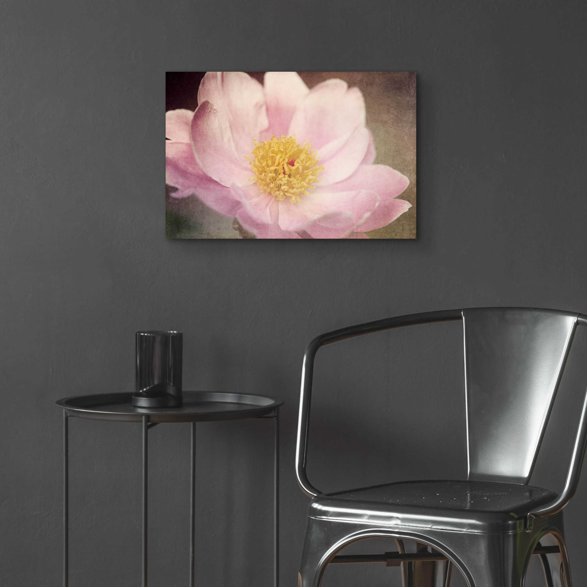 Epic Art 'Peony in the Park' by Dawn LeBlanc, Acrylic Glass Wall Art,24x16