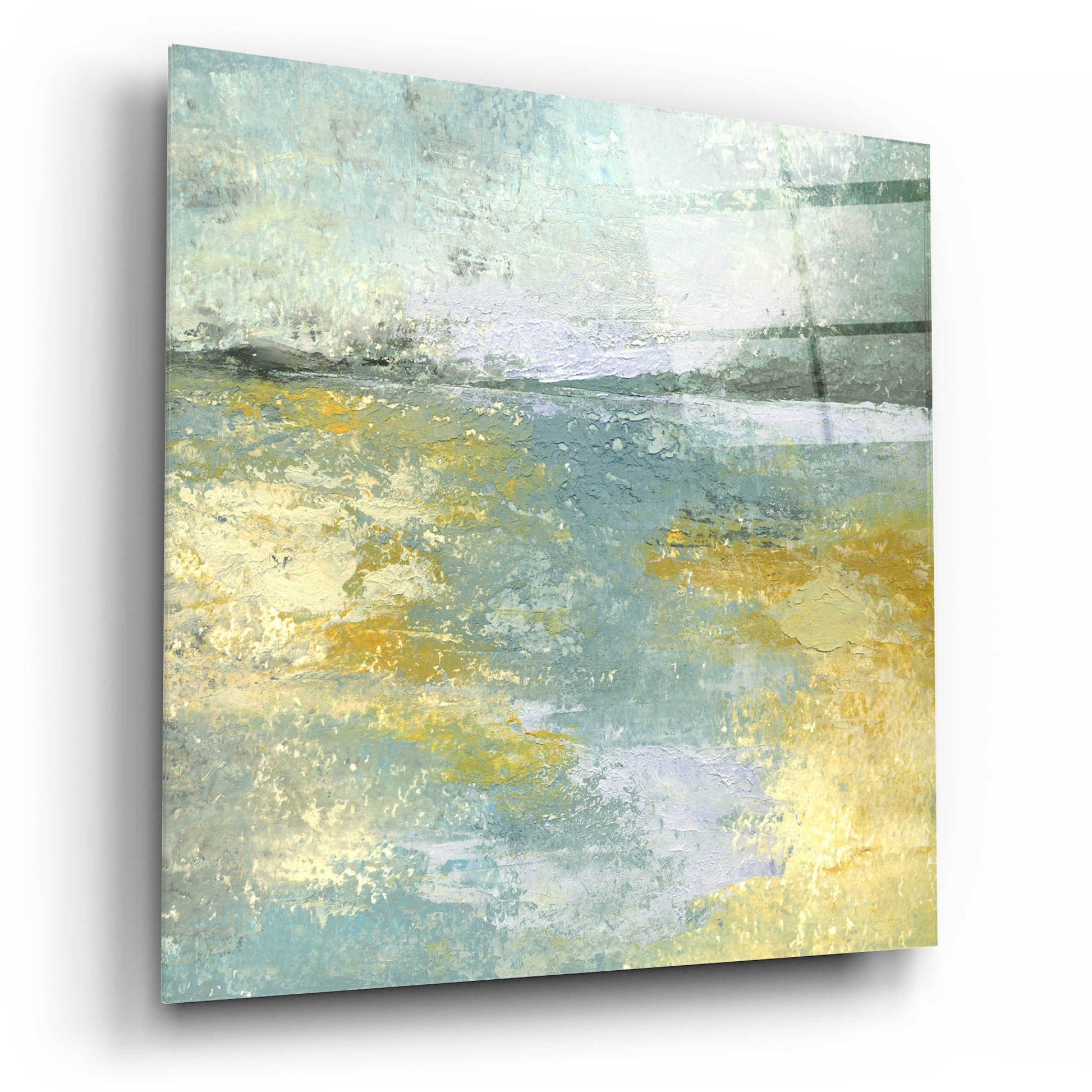 Epic Art 'Subtle Shores Morning Memories' by Lisa Mann Fine Art, Acrylic Glass Wall Art,12x12