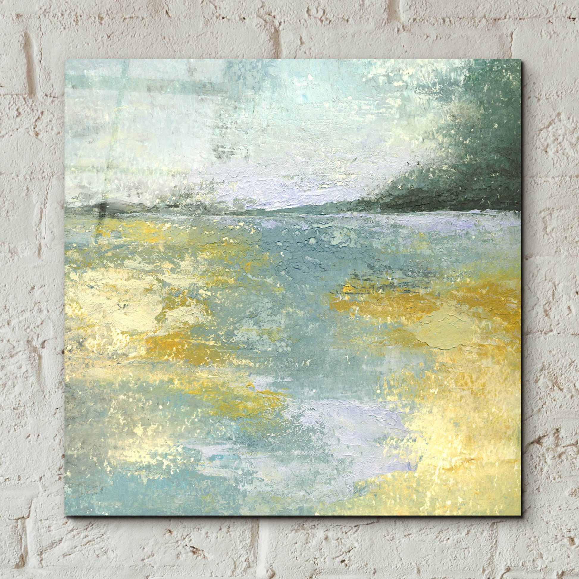 Epic Art 'Subtle Shores Morning Memories' by Lisa Mann Fine Art, Acrylic Glass Wall Art,12x12