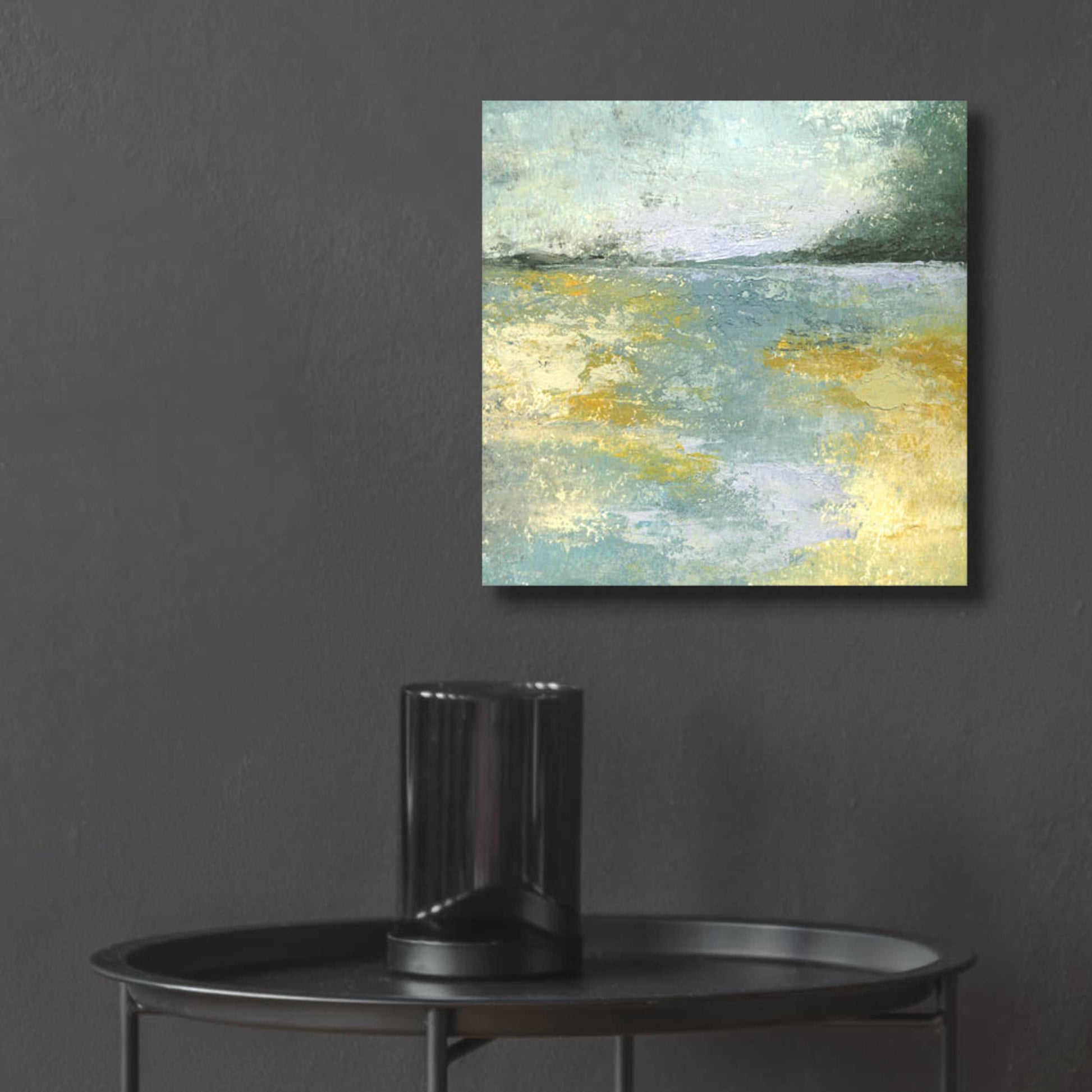 Epic Art 'Subtle Shores Morning Memories' by Lisa Mann Fine Art, Acrylic Glass Wall Art,12x12