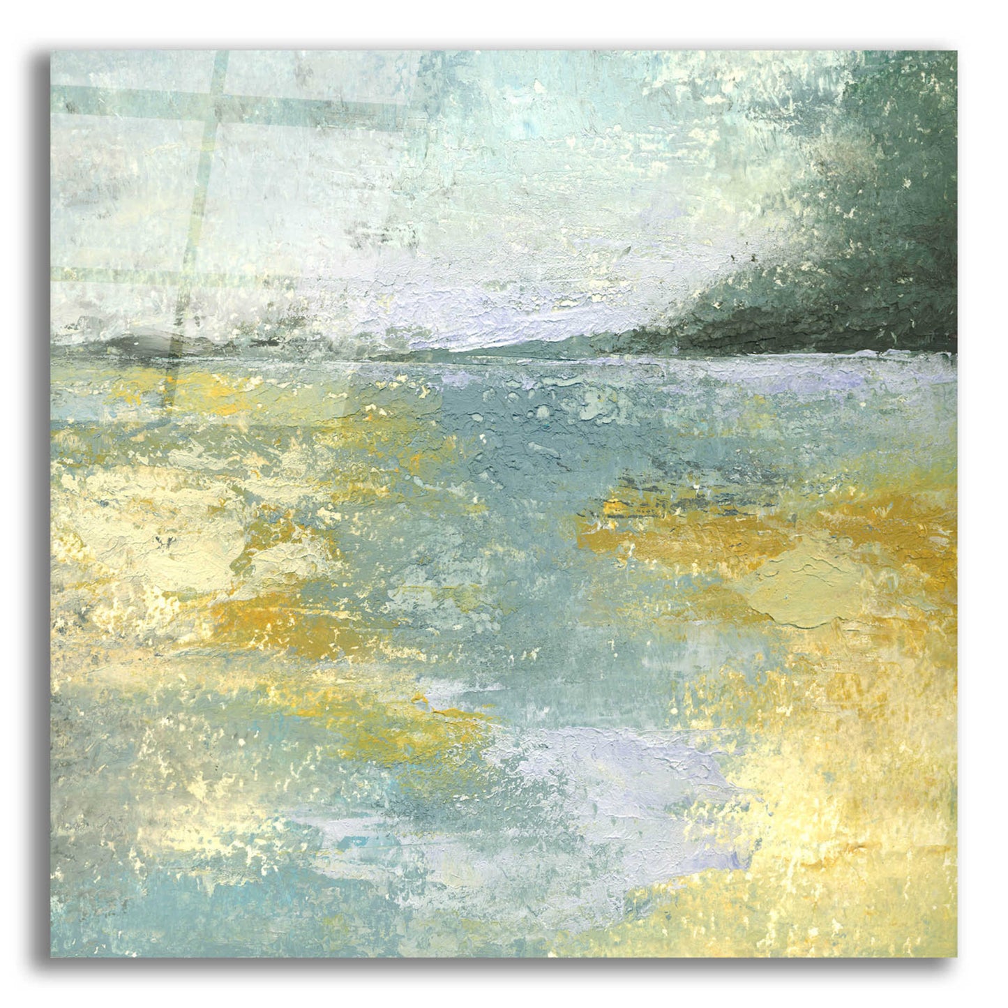 Epic Art 'Subtle Shores Morning Memories' by Lisa Mann Fine Art, Acrylic Glass Wall Art,12x12