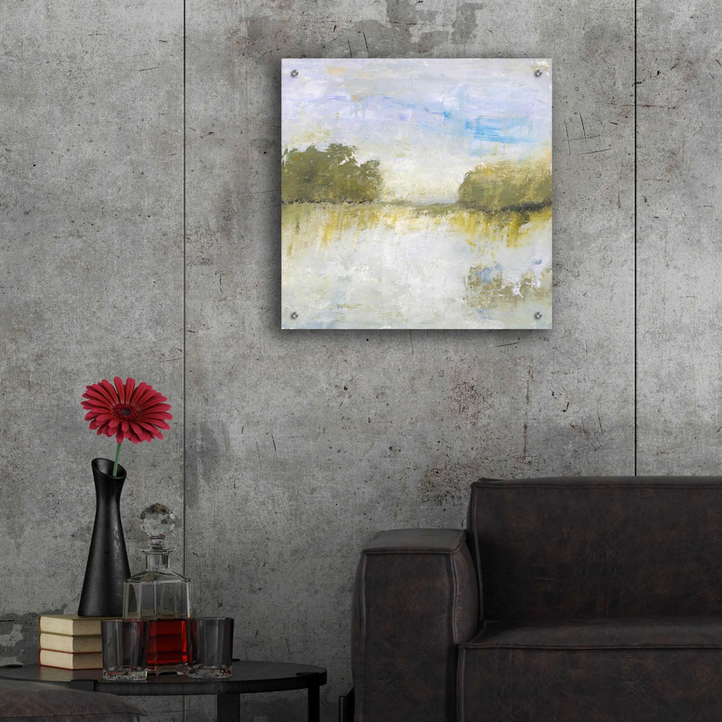 Epic Art 'The Fields I Call Home' by Lisa Mann Fine Art, Acrylic Glass Wall Art,24x24