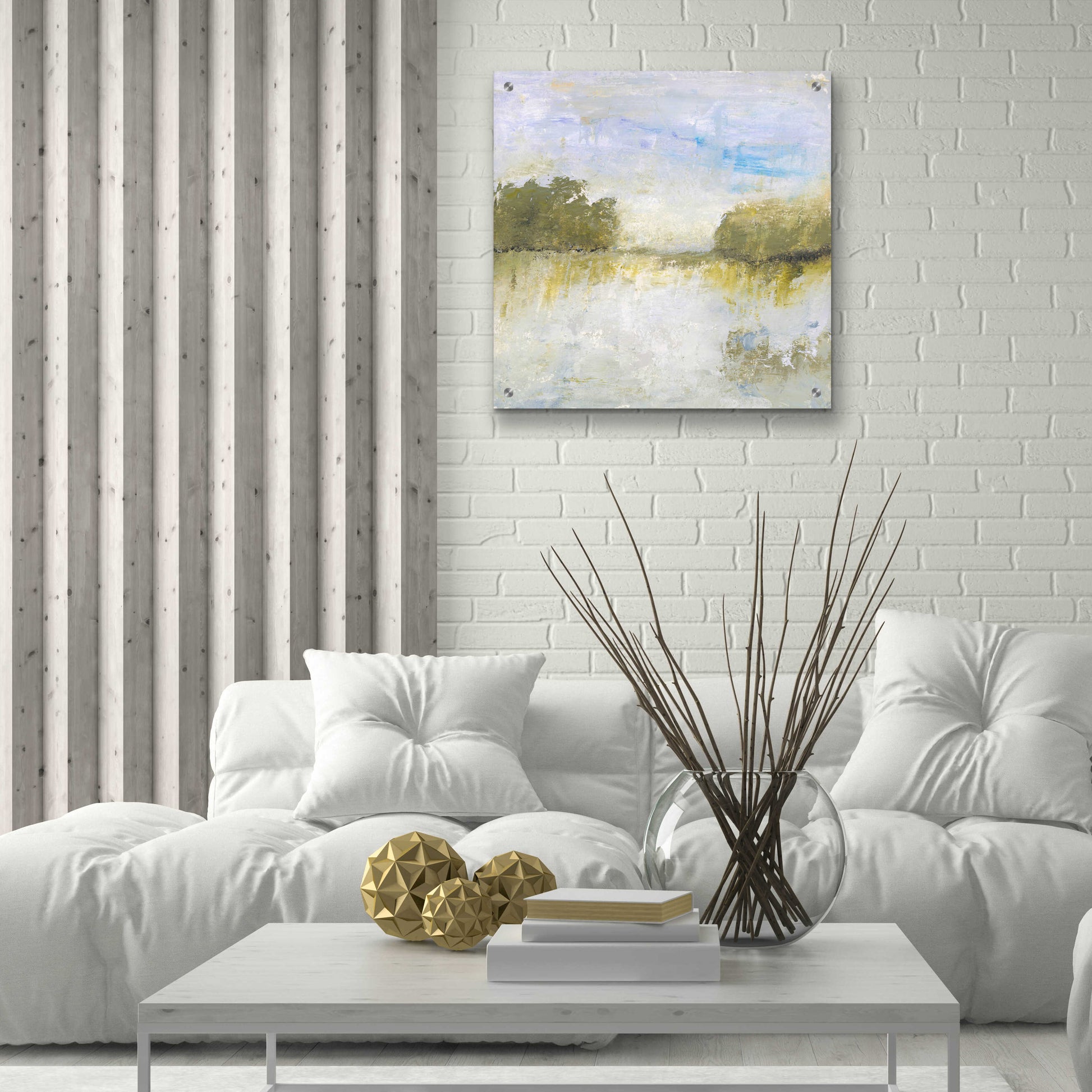 Epic Art 'The Fields I Call Home' by Lisa Mann Fine Art, Acrylic Glass Wall Art,24x24