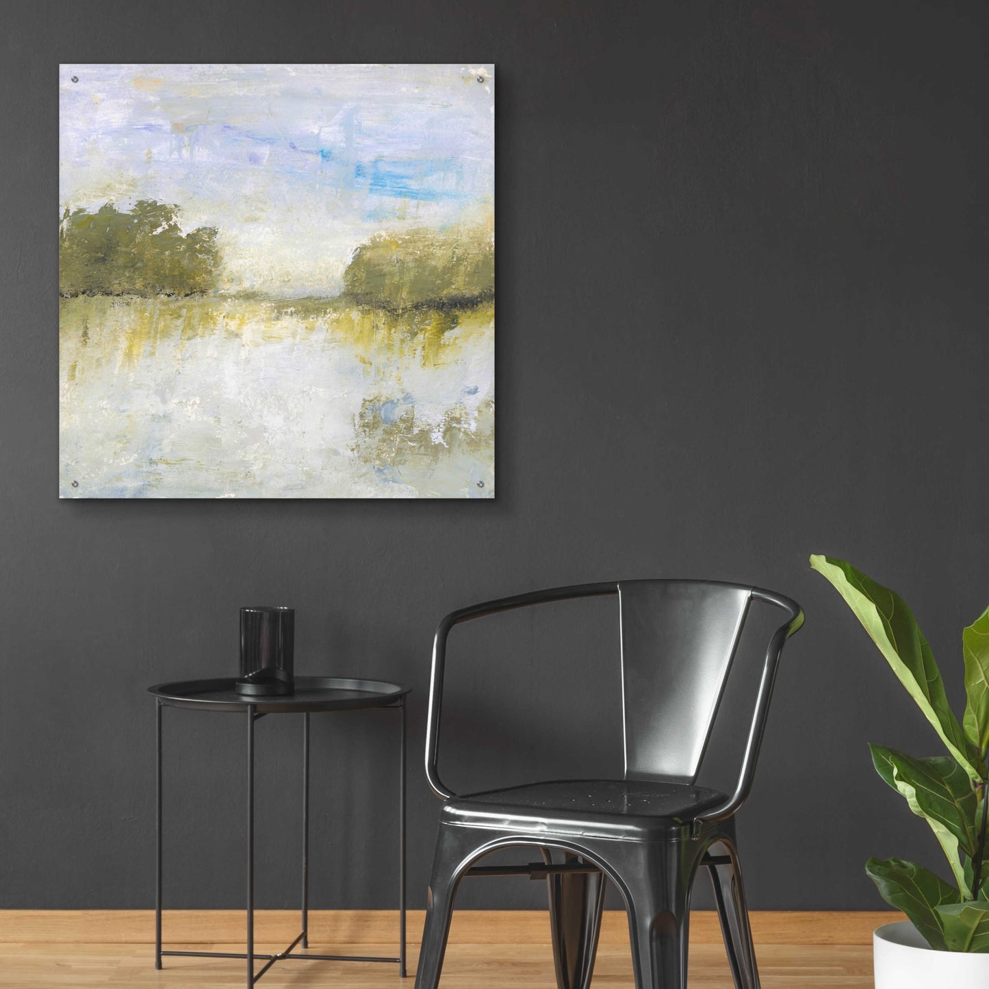 Epic Art 'The Fields I Call Home' by Lisa Mann Fine Art, Acrylic Glass Wall Art,36x36