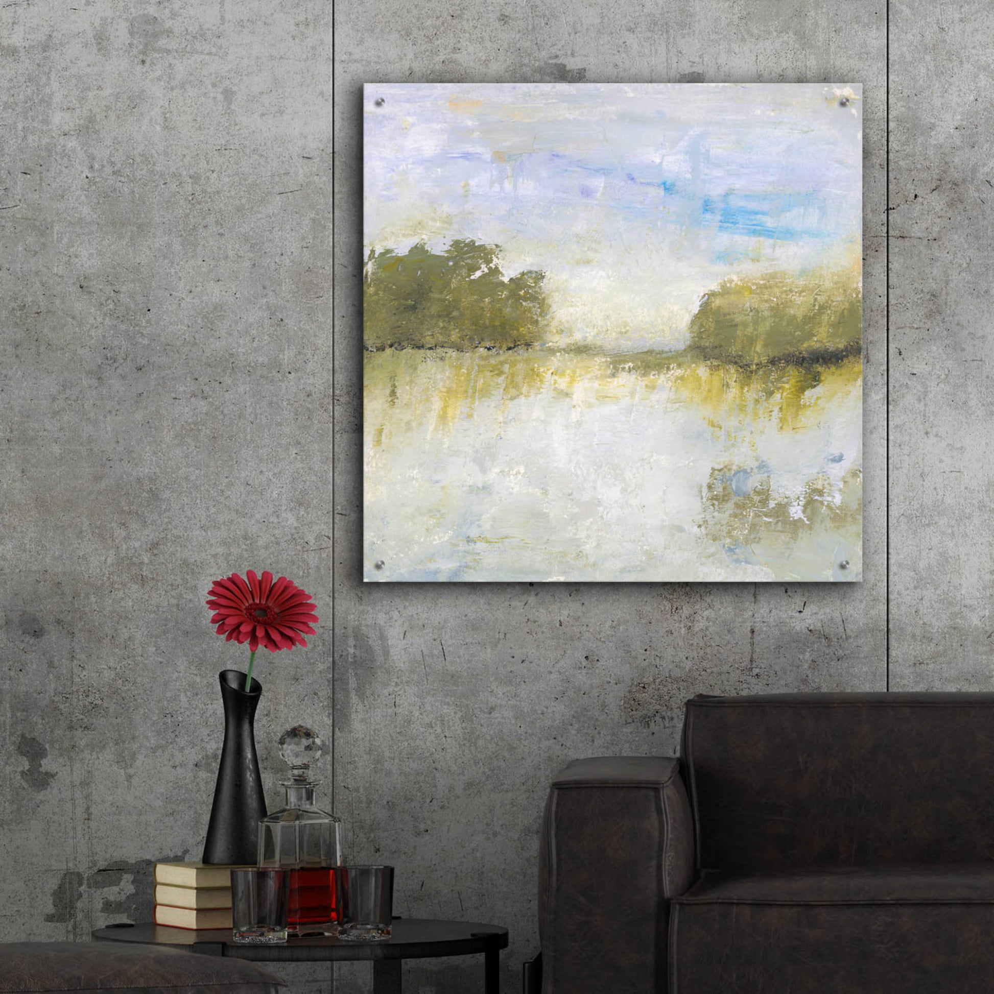 Epic Art 'The Fields I Call Home' by Lisa Mann Fine Art, Acrylic Glass Wall Art,36x36